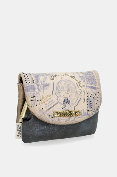 Borsa tracolla piccola Anekke Contemporary con patta