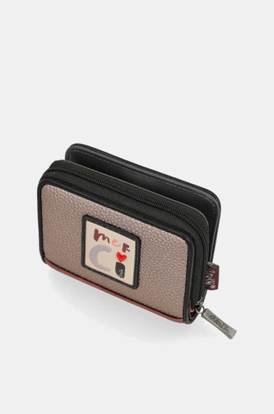 Portafoglio Anekke City Moments con chiusura zip