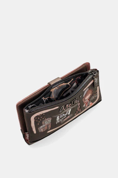 Portafoglio Anekke City Moments rettangolare con zip