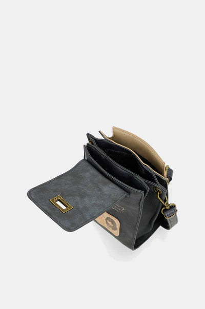 Borsa a tracolla piccola Anekke Contemporary con patta e tracolla regolabile