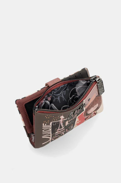 Portafoglio Anekke City Moments lungo con chiusura zip