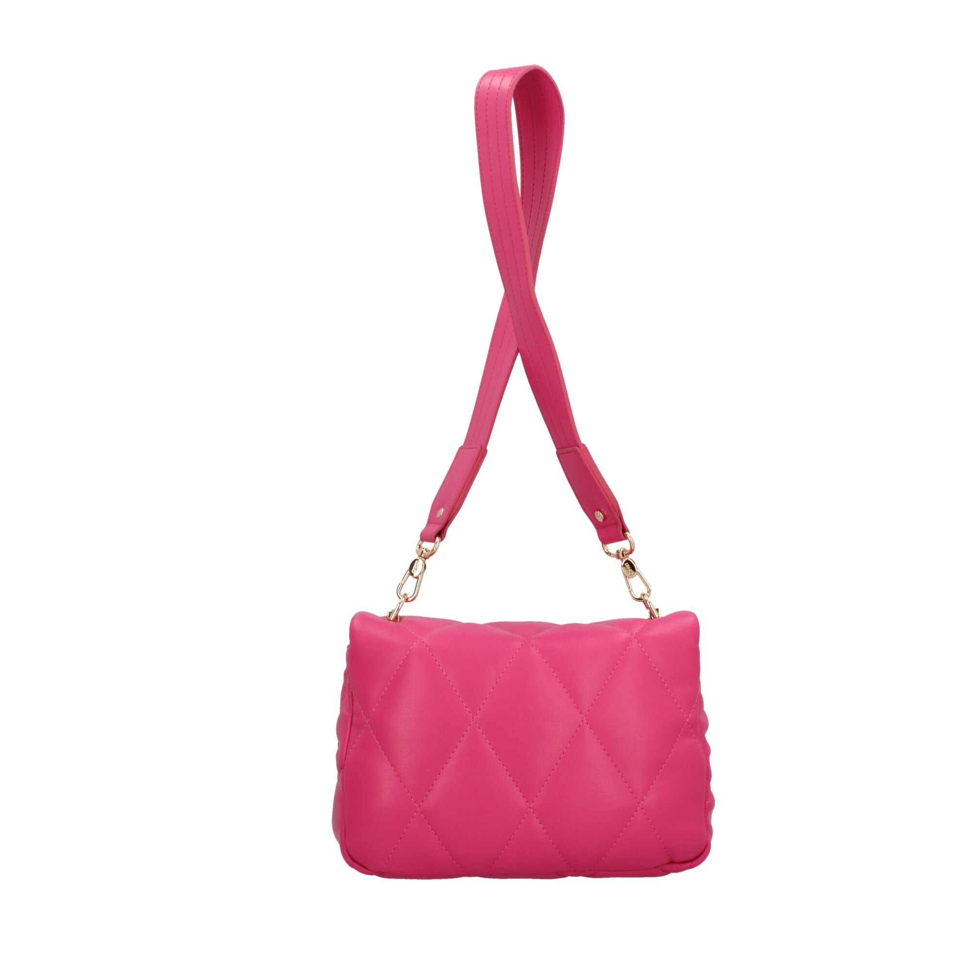 Borsa a spalla matelassè con logo Liu Jo