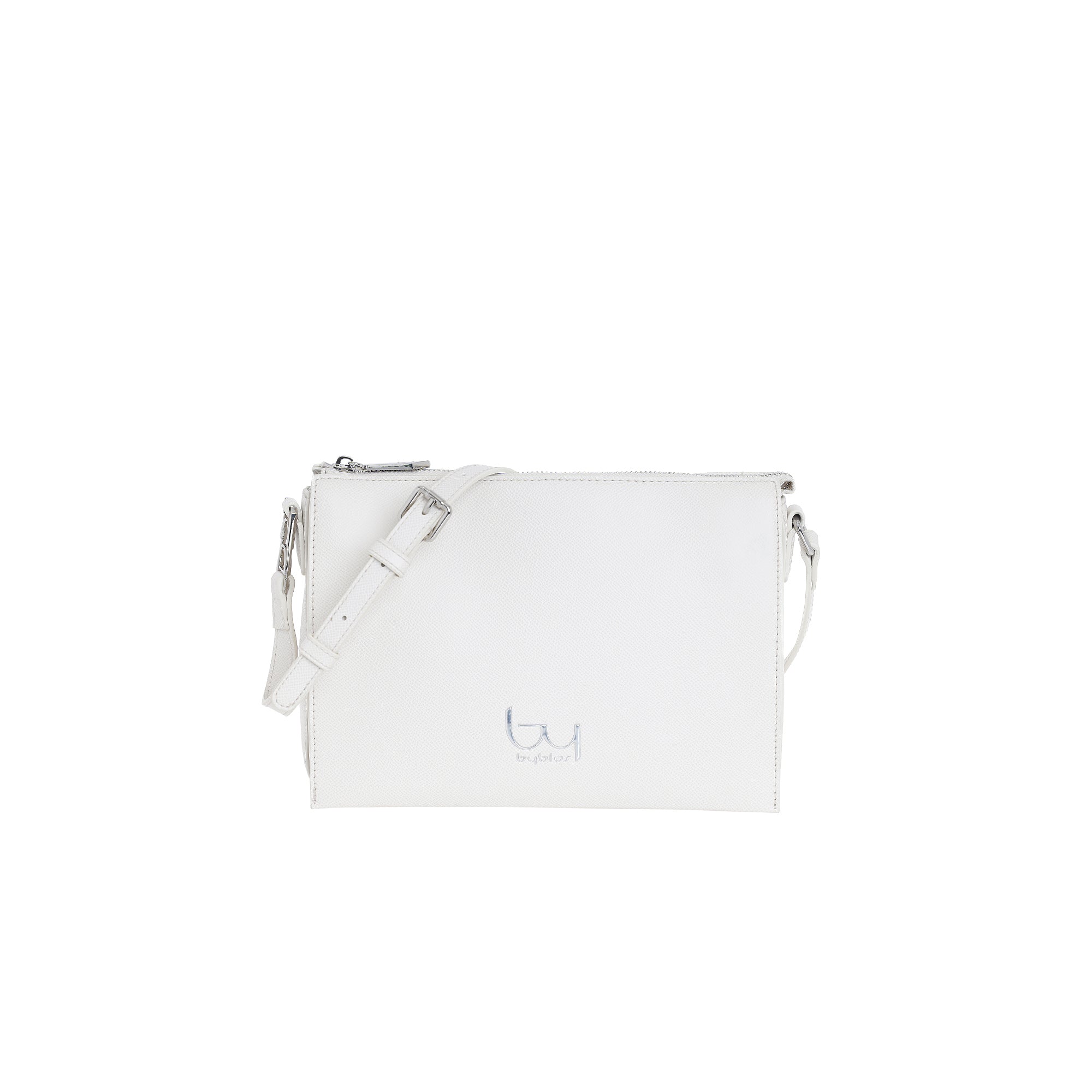 Borsa a tracolla Byblos donna compatta con zip superiore e design minimal AVORIO TU | Giò Fashion