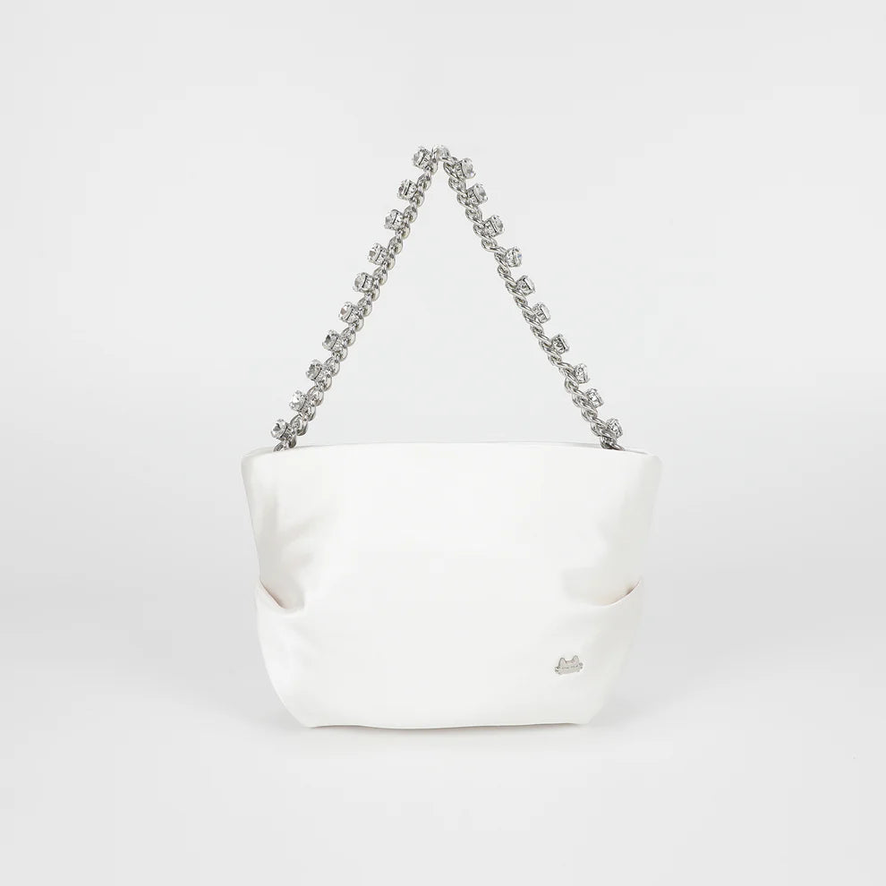 Borsa spalla donna Mimi Mua con manico gioiello