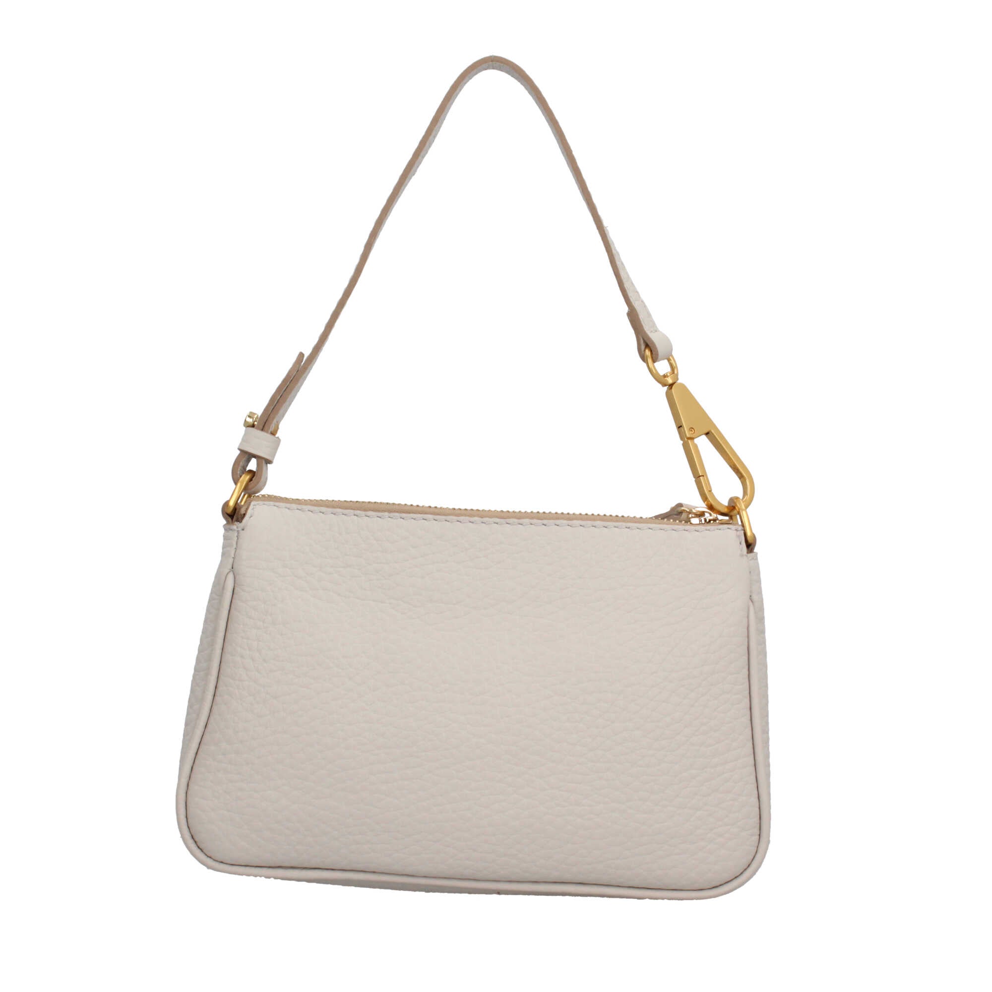 Borsa a spalla Gianni Chiarini in pelle martellata con dettagli dorati