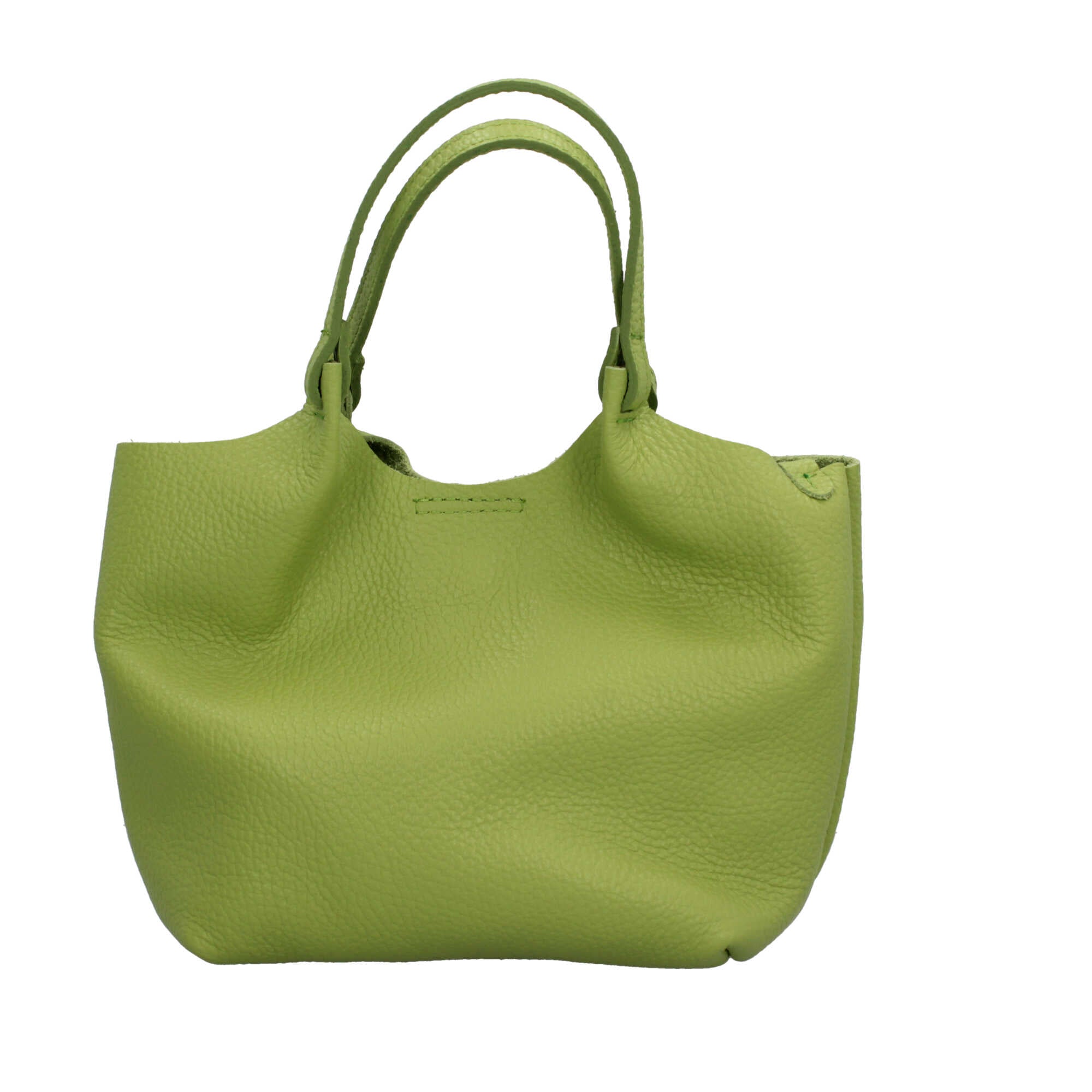 Borsa a mano in pelle martellata Made in Italy dal design versatile