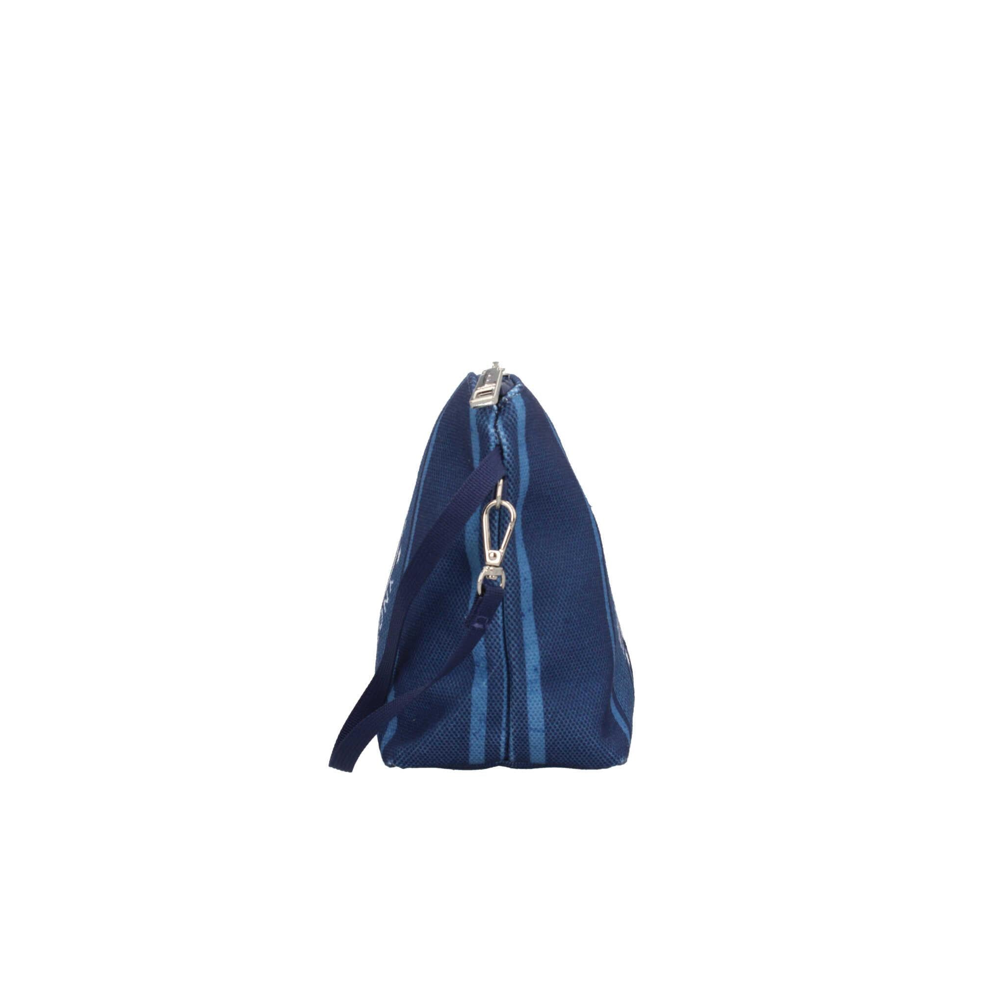 Y Not Pochette a Strisce con Dettaglio Logo