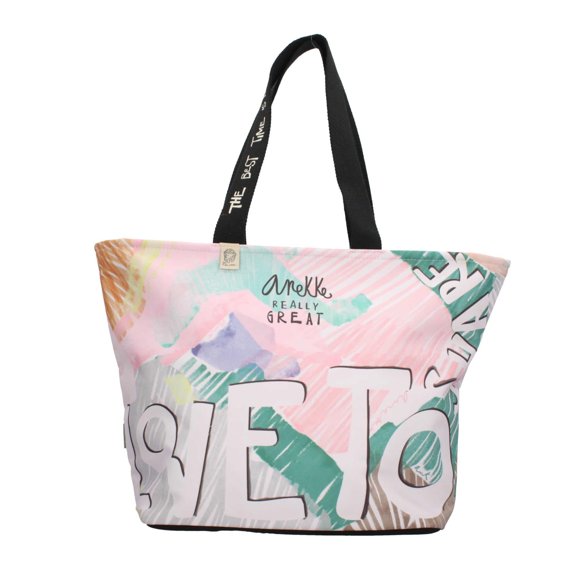 Borsa Tote Anekke con chiusura zip