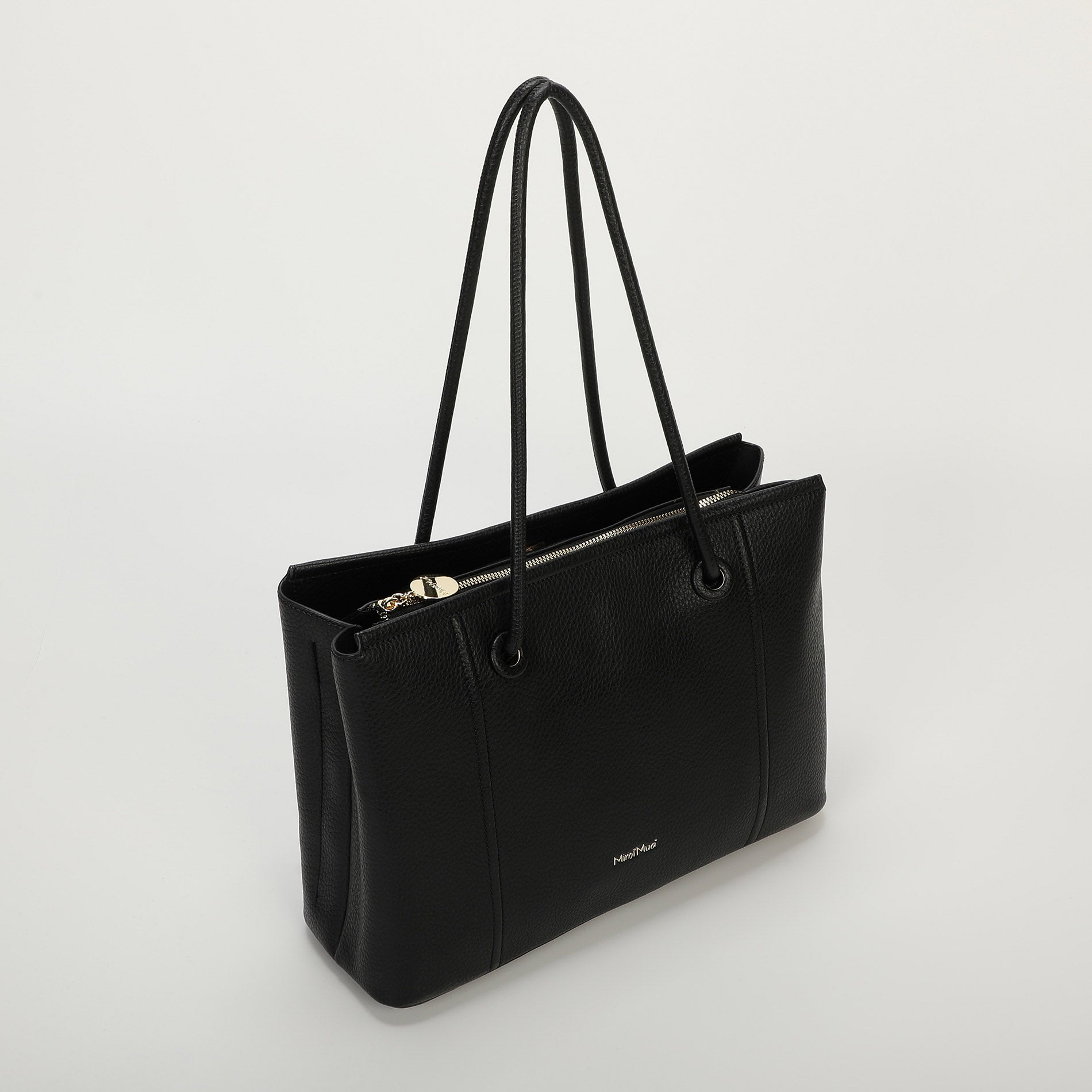Mimi Mua borsa a spalla in eco pelle con chiusura zip
