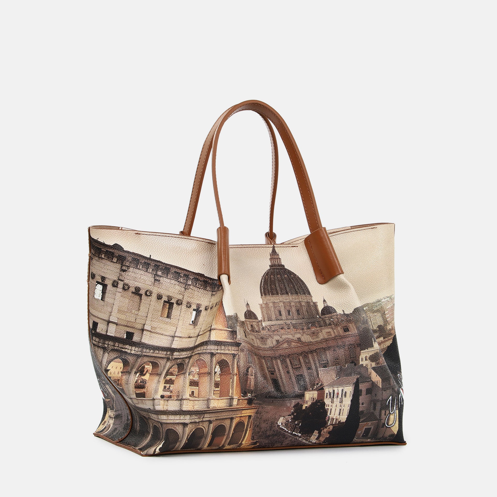 Ynot shopping bag con doppi manici