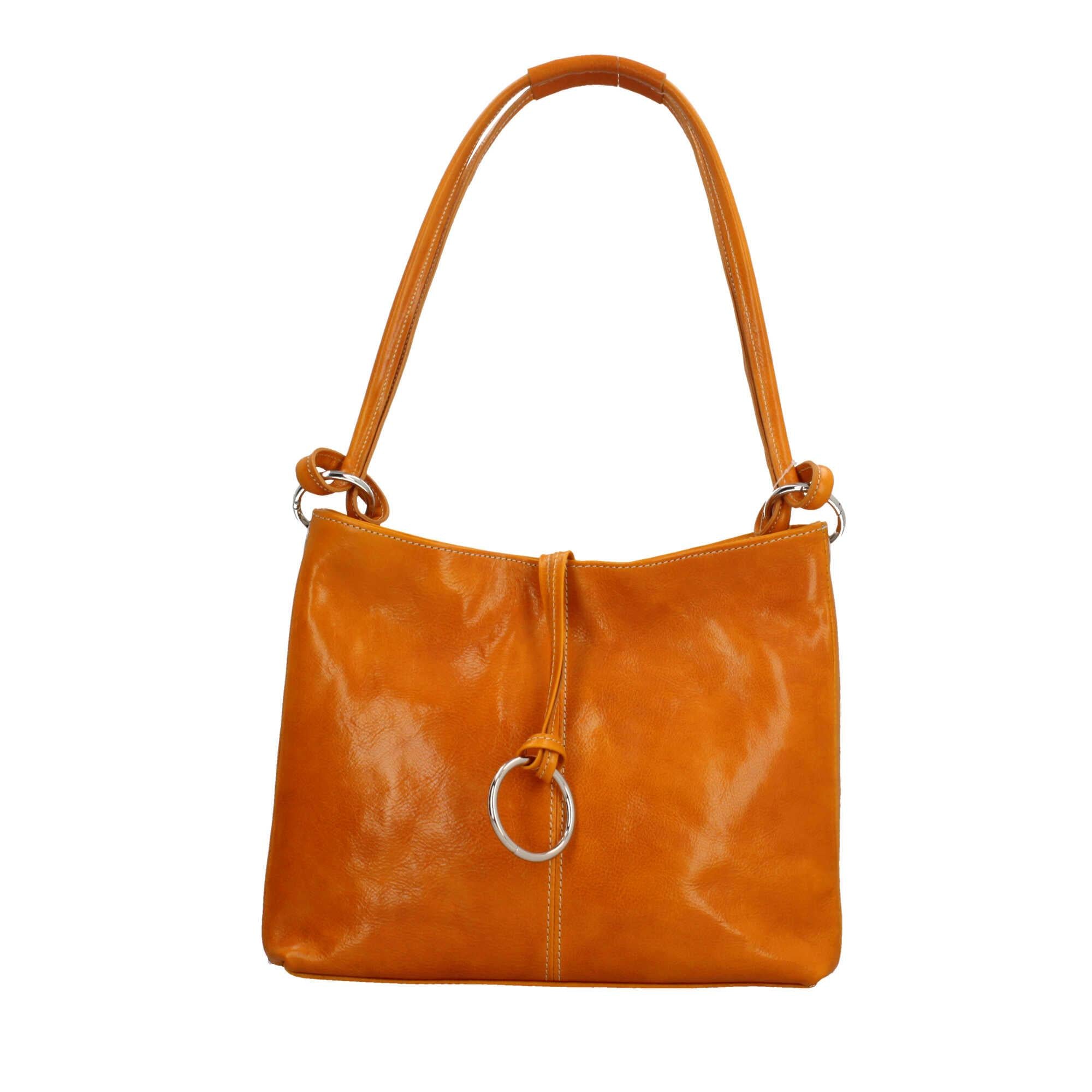 Borsa a spalla in vera pelle