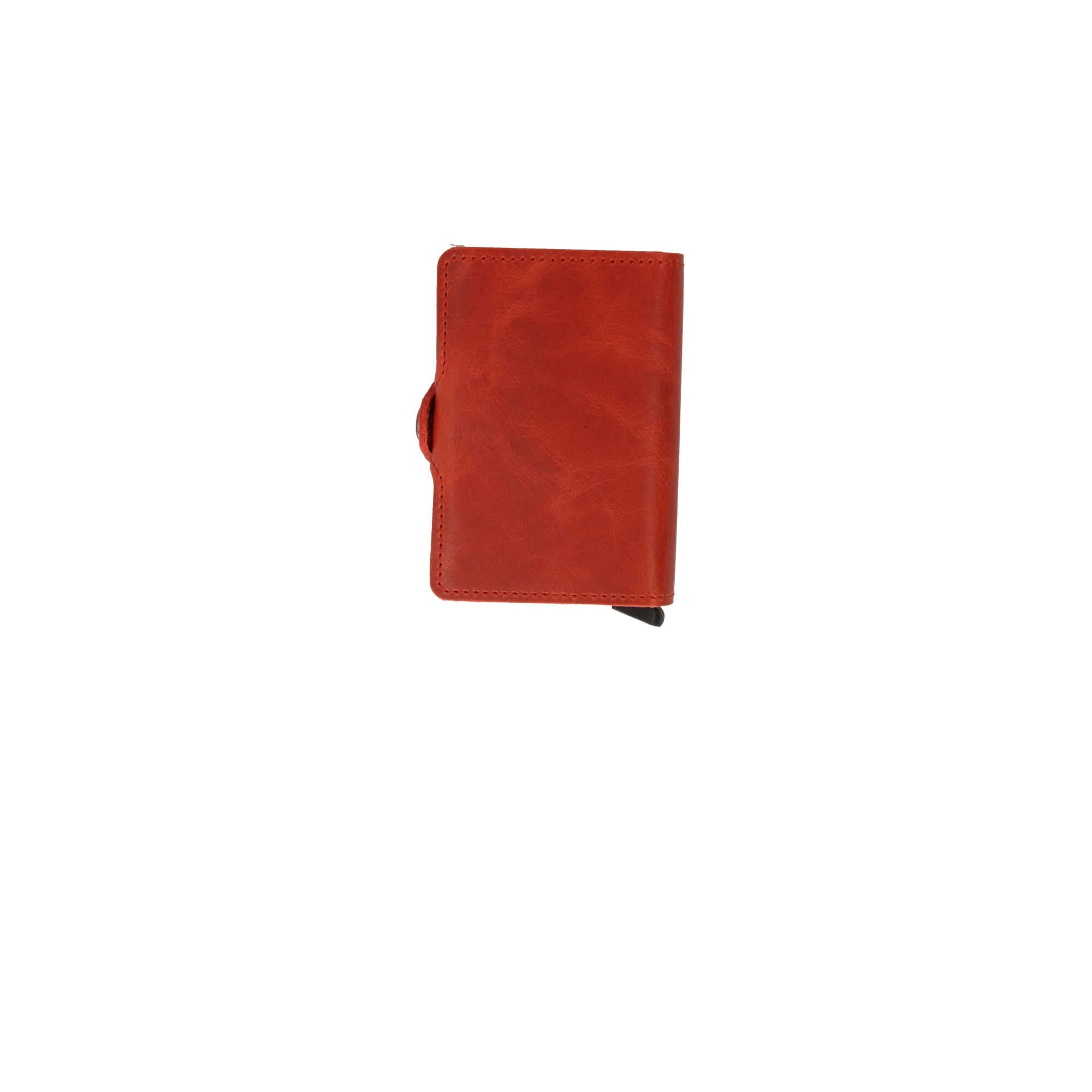 Secrid Miniwallet in Pelle Arancione con Cardprotector RFID