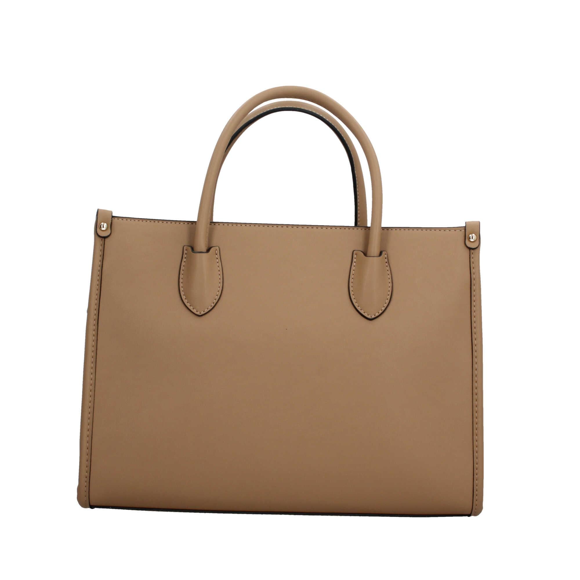 Borsa Shopping Valentino con Tracolla Staccabile e Maxi Logo in Gomma