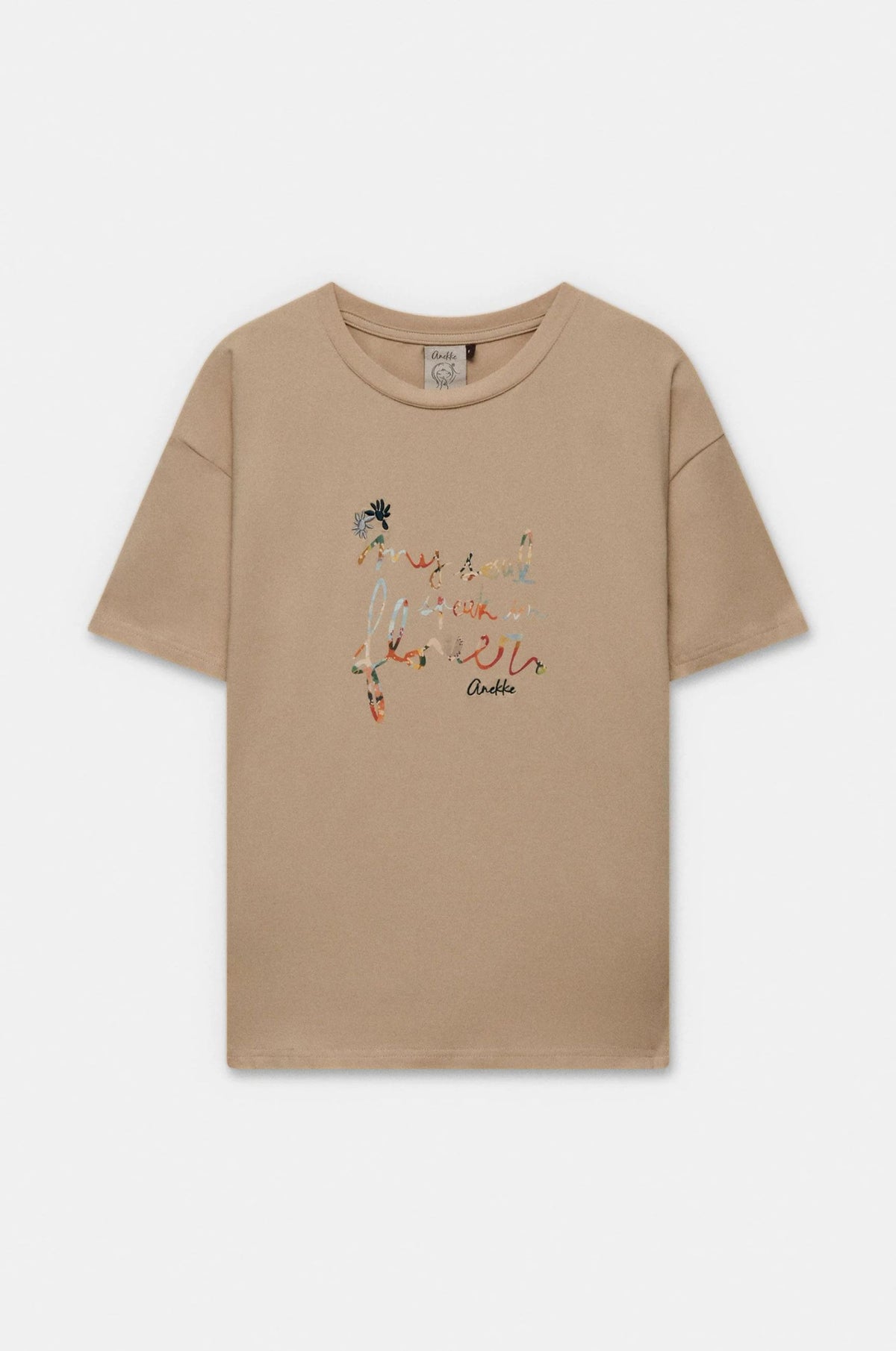 Maglia Donna Anekke Tulip a Maniche Corte con Dettagli Artistici