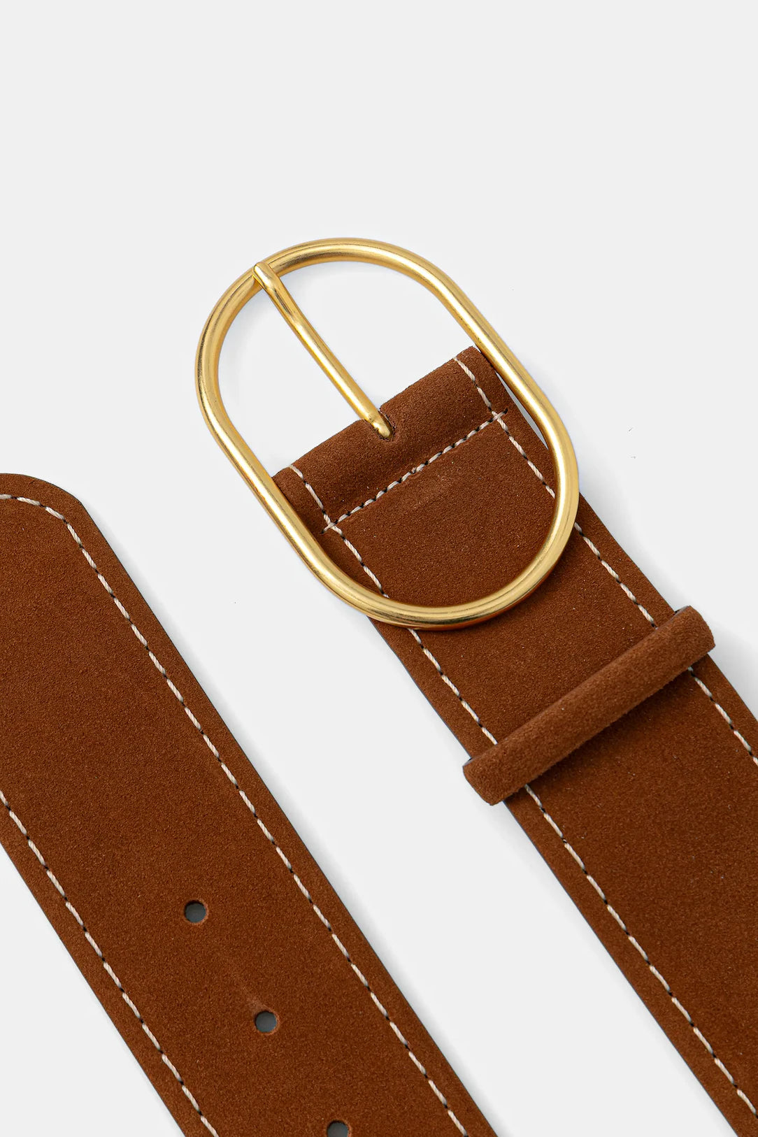 Cintura Gianni Chiarini in suede con fibbia ovale