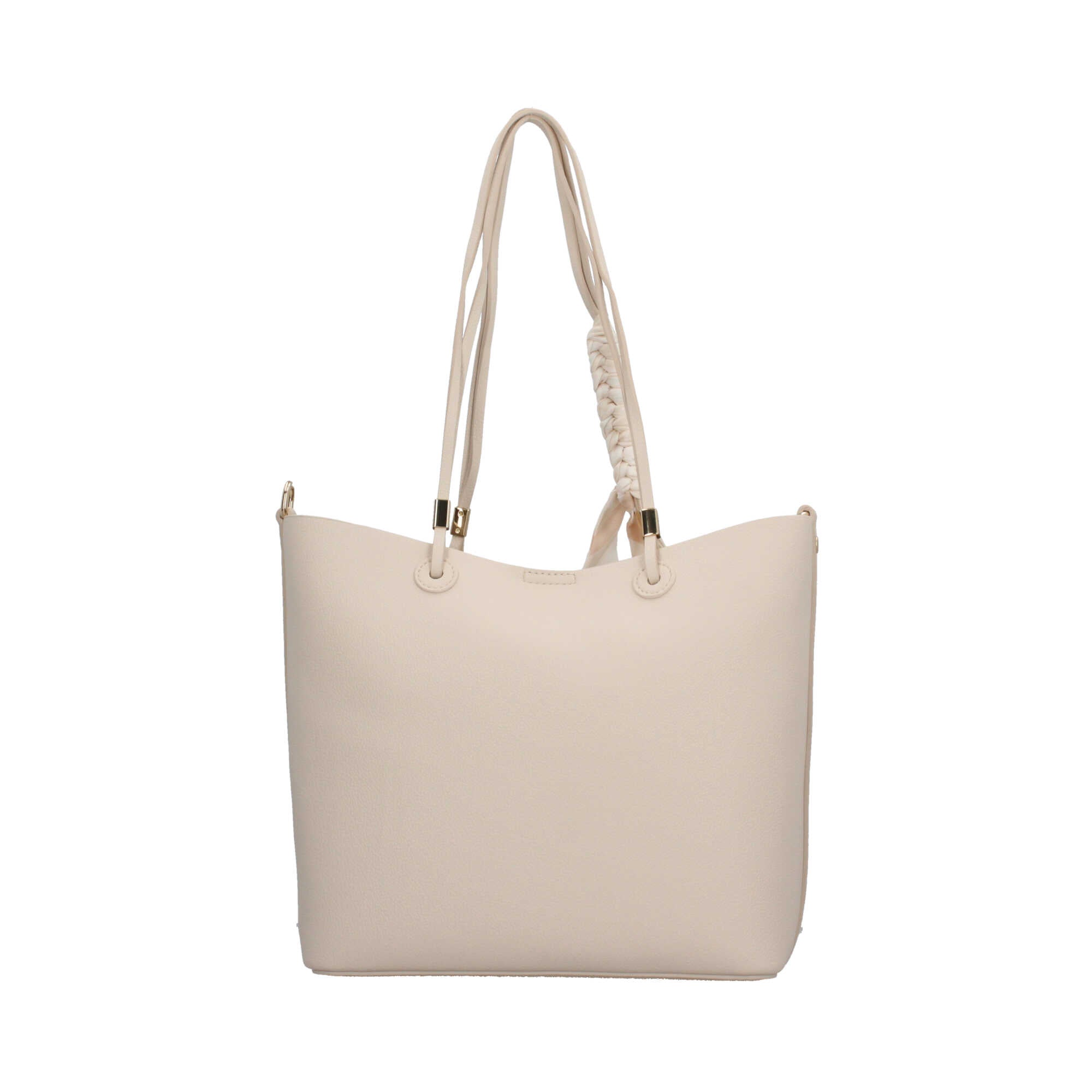 Borsa shopping con foulard removibile e chiusura zip BY BYBLOS