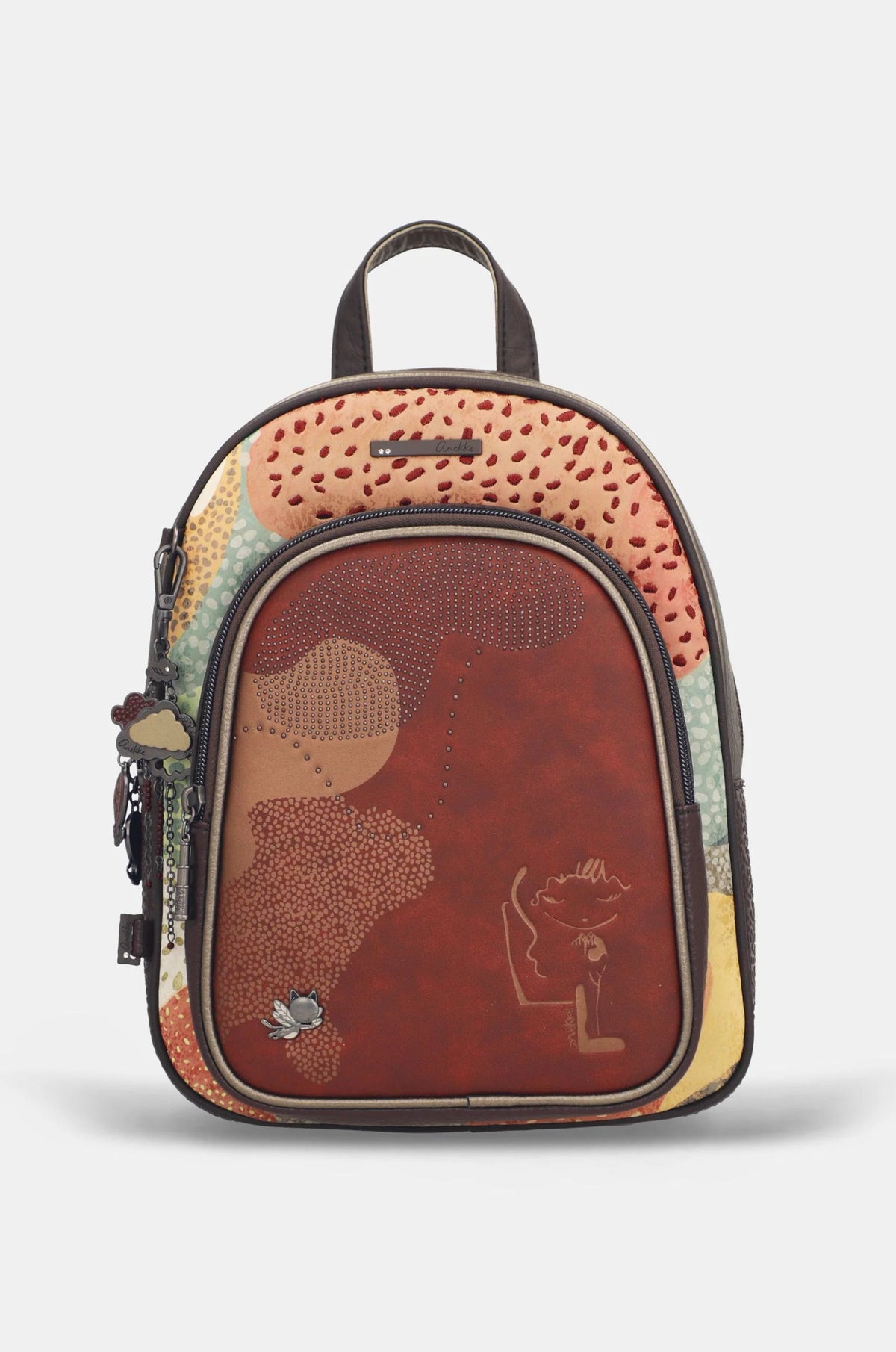 Zaino Medio Donna Anekke con Tasche e Spallacci Regolabili