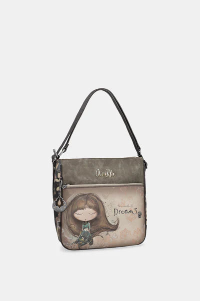 Borsa a spalla trasformabile in zaino Anekke The World of Dreams