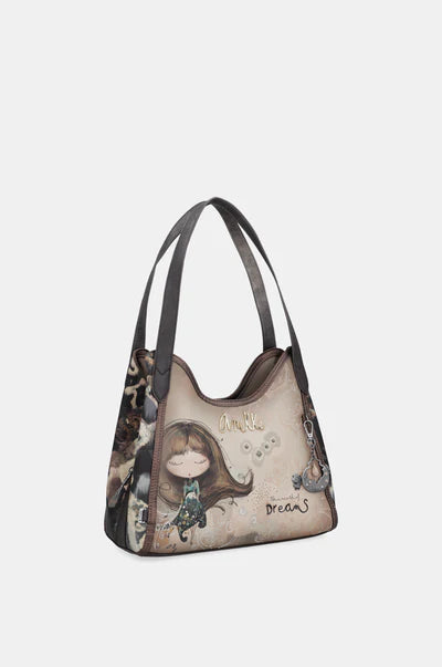 Borsa a spalla Anekke The World of Dreams con manici lunghi