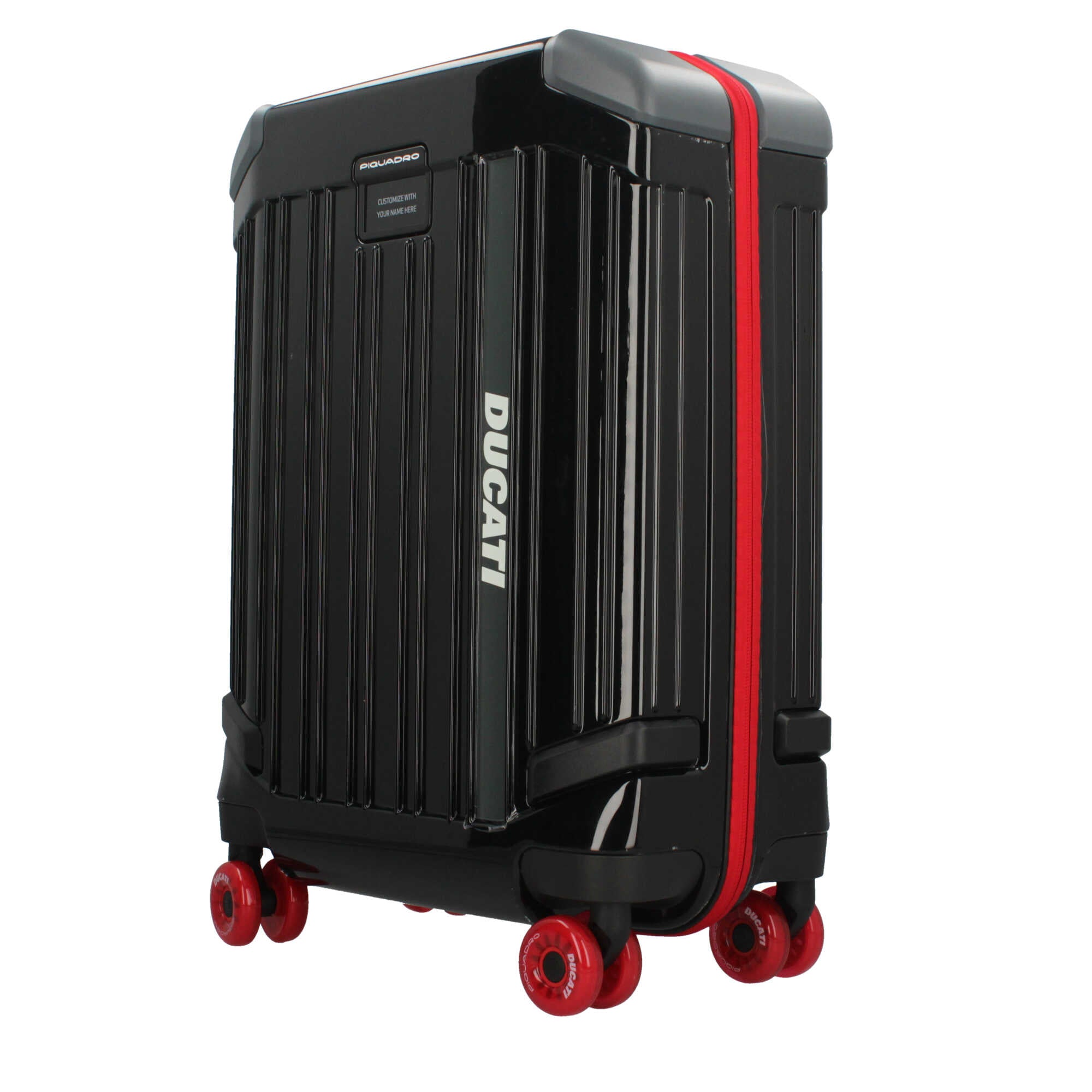 Trolley cabina rigido Piquadro Ducati in alluminio edizione limitata