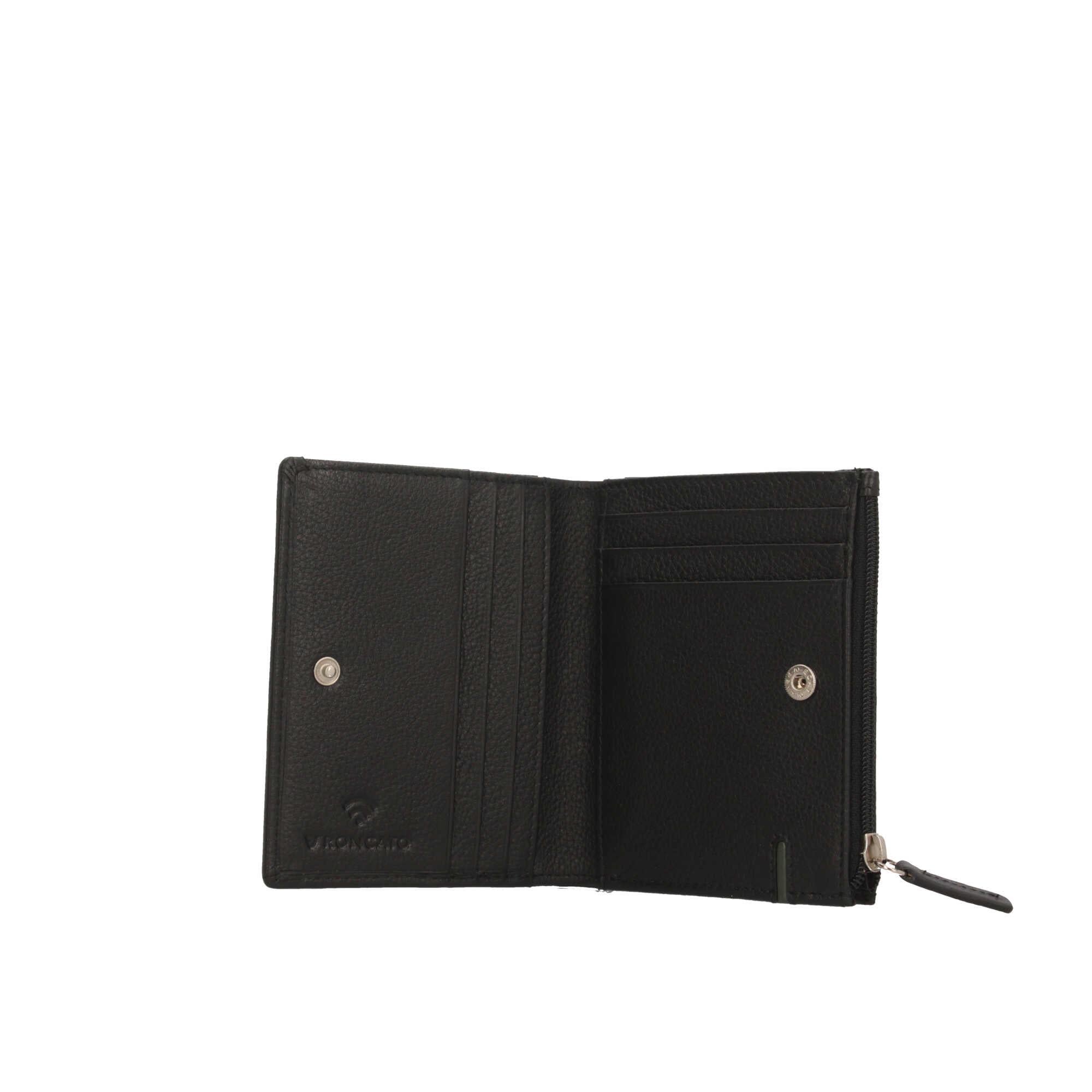 Portafoglio piatto con chiusura zip Roncato