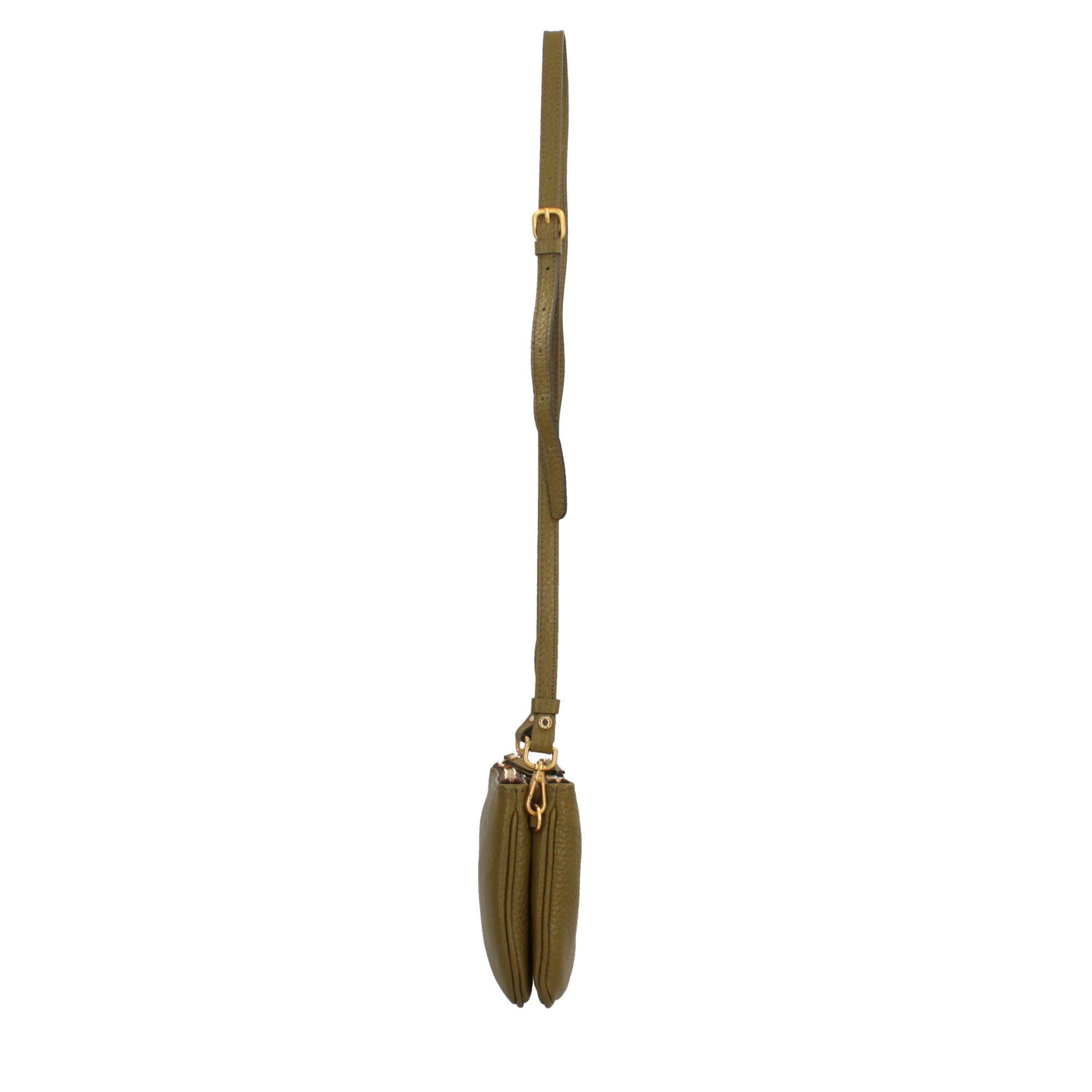 Gianni Chiarini Frida Borsa a Tracolla Casual in Pelle Grana Maxi