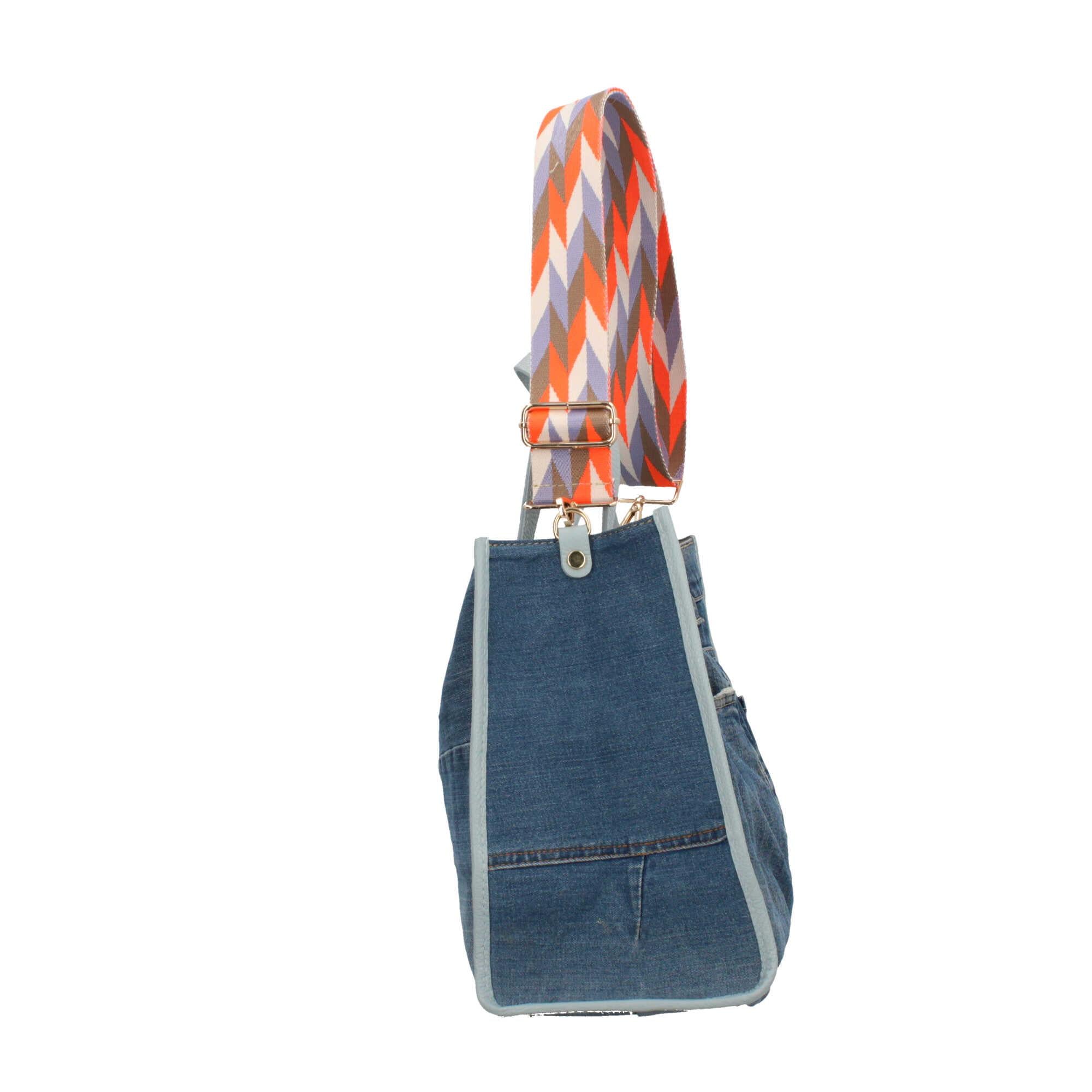Borsa a mano in Denim Made in Italy
