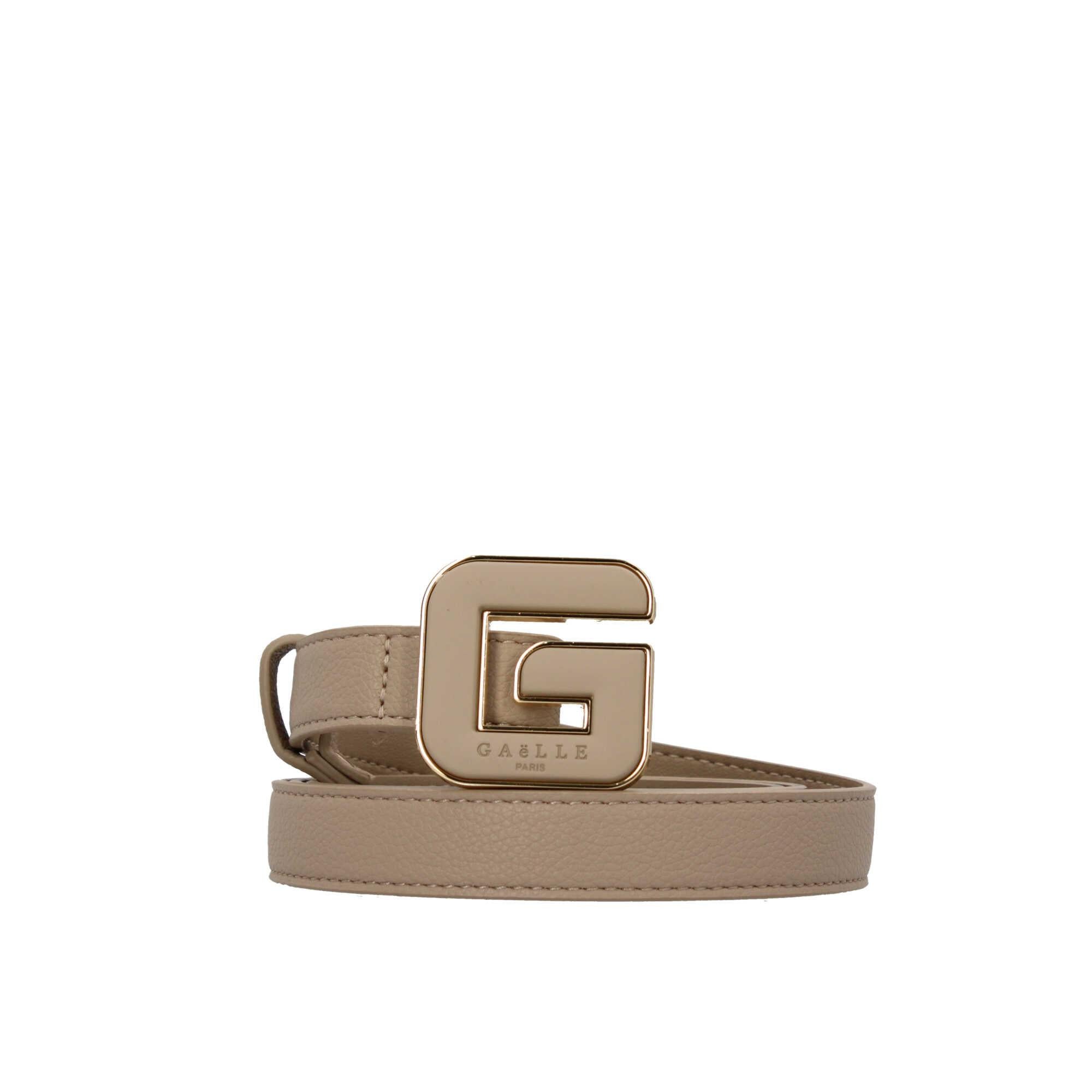 Cintura Gaelle Paris in ecopelle con fibia con logo