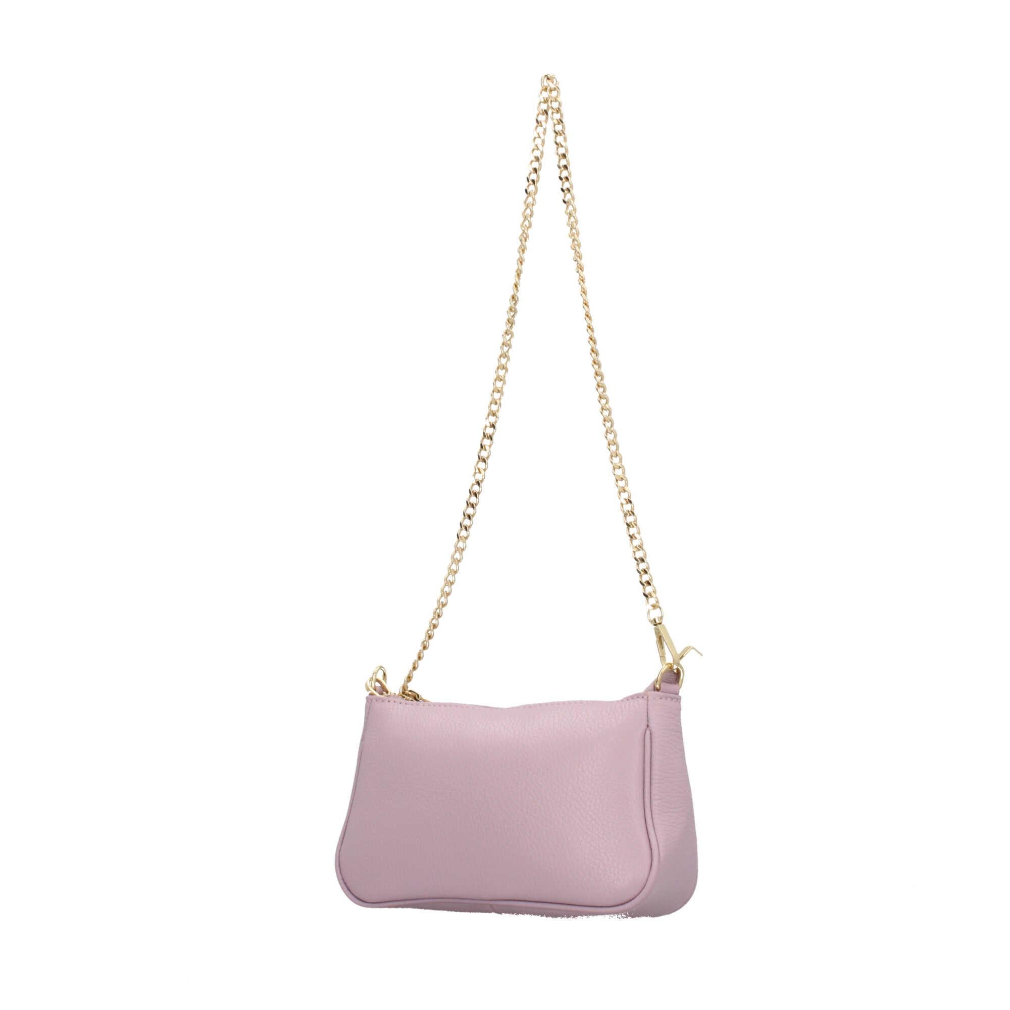 Borsa a spalla con tracolla in catena Made In Italy
