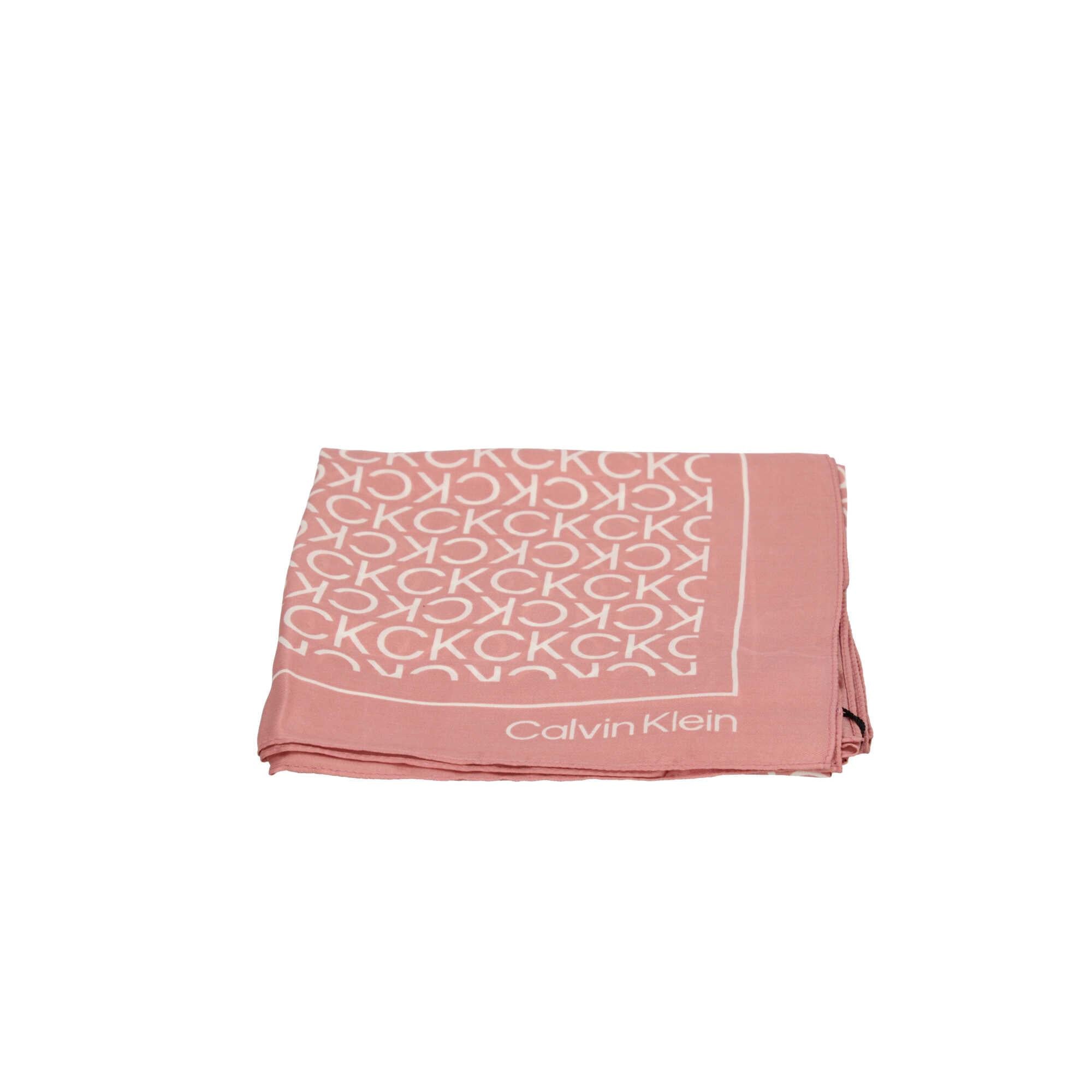 Sciarpa di Seta Calvin Klein con Monogramma