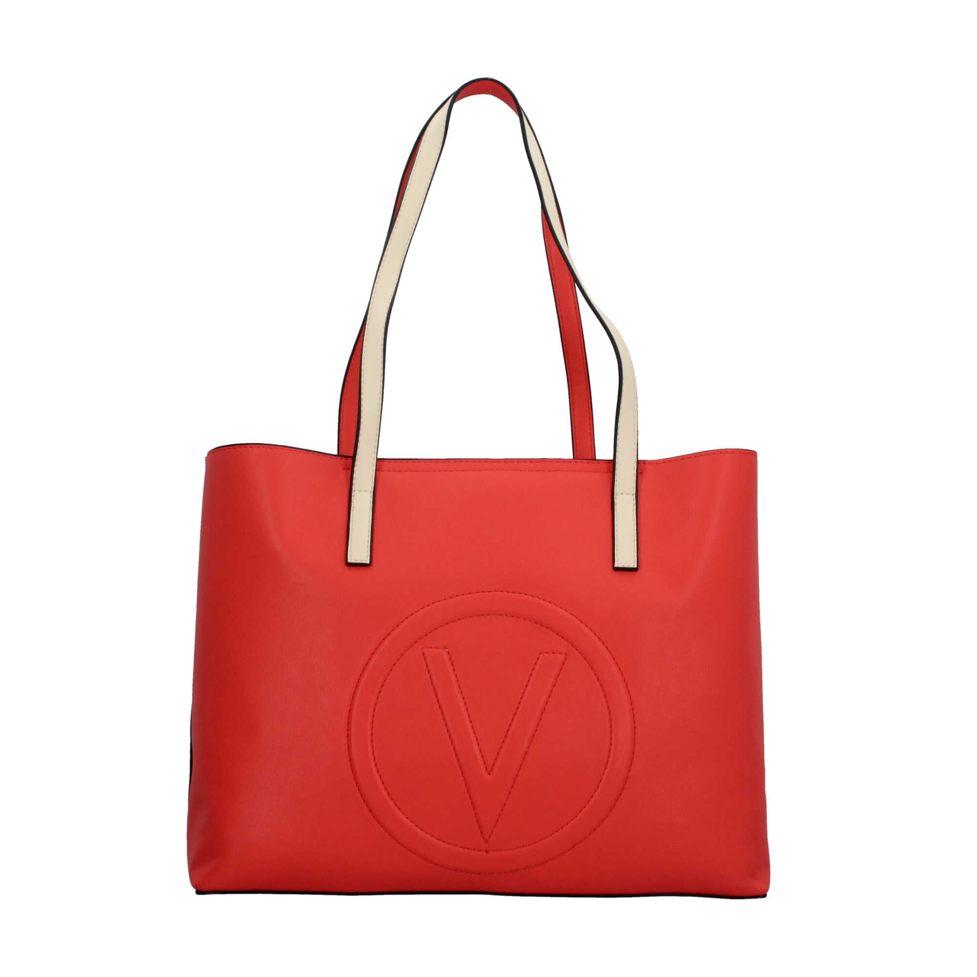 Borsa shopper Valentino con logo in rilievo e tracolla regolabile