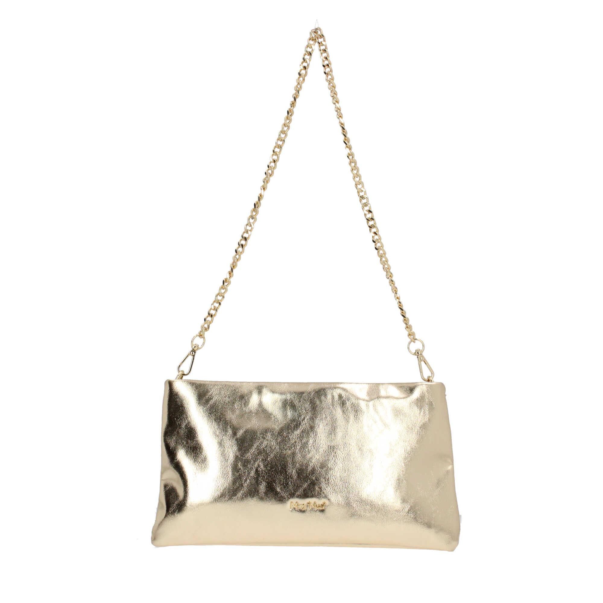 Borsa a tracolla effetto laminato Mimi-Mua