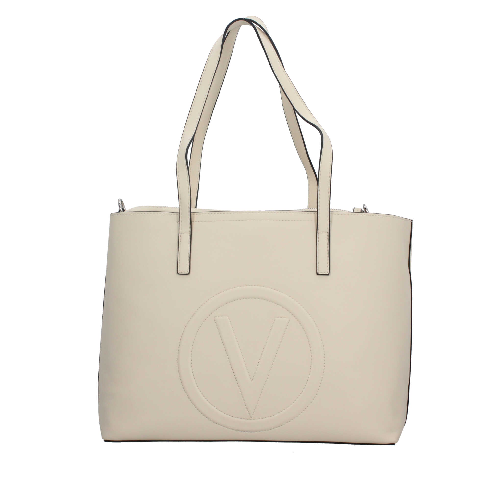 Borsa shopper Valentino con logo in rilievo e tracolla regolabile