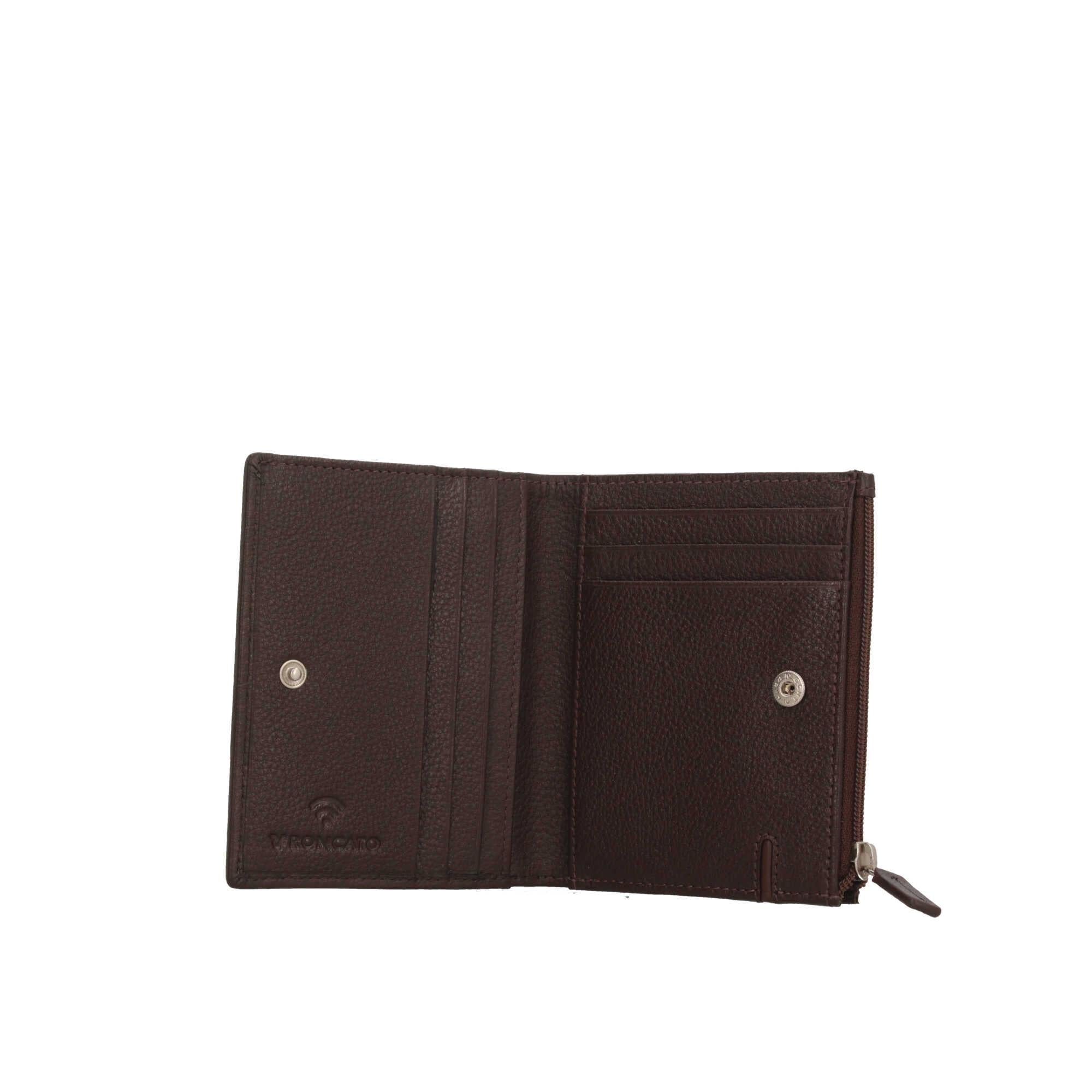Portafoglio piatto con chiusura zip Roncato