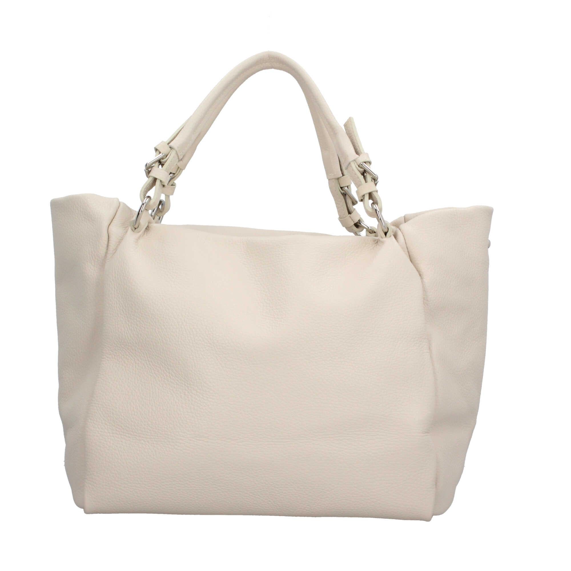 Borsa shopping in pelle Made in Italy