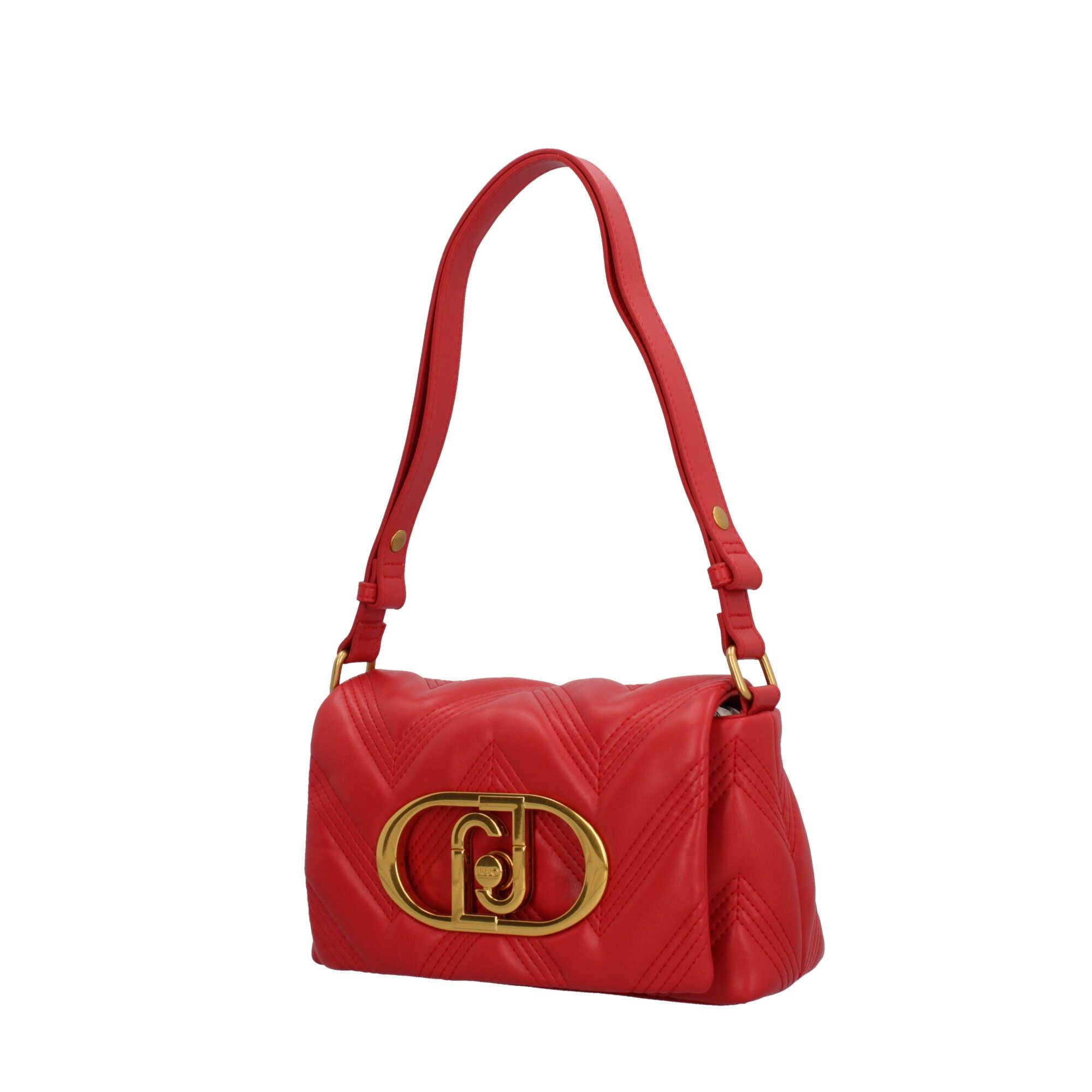 Borsa a spalla con maxi logo Liu Jo