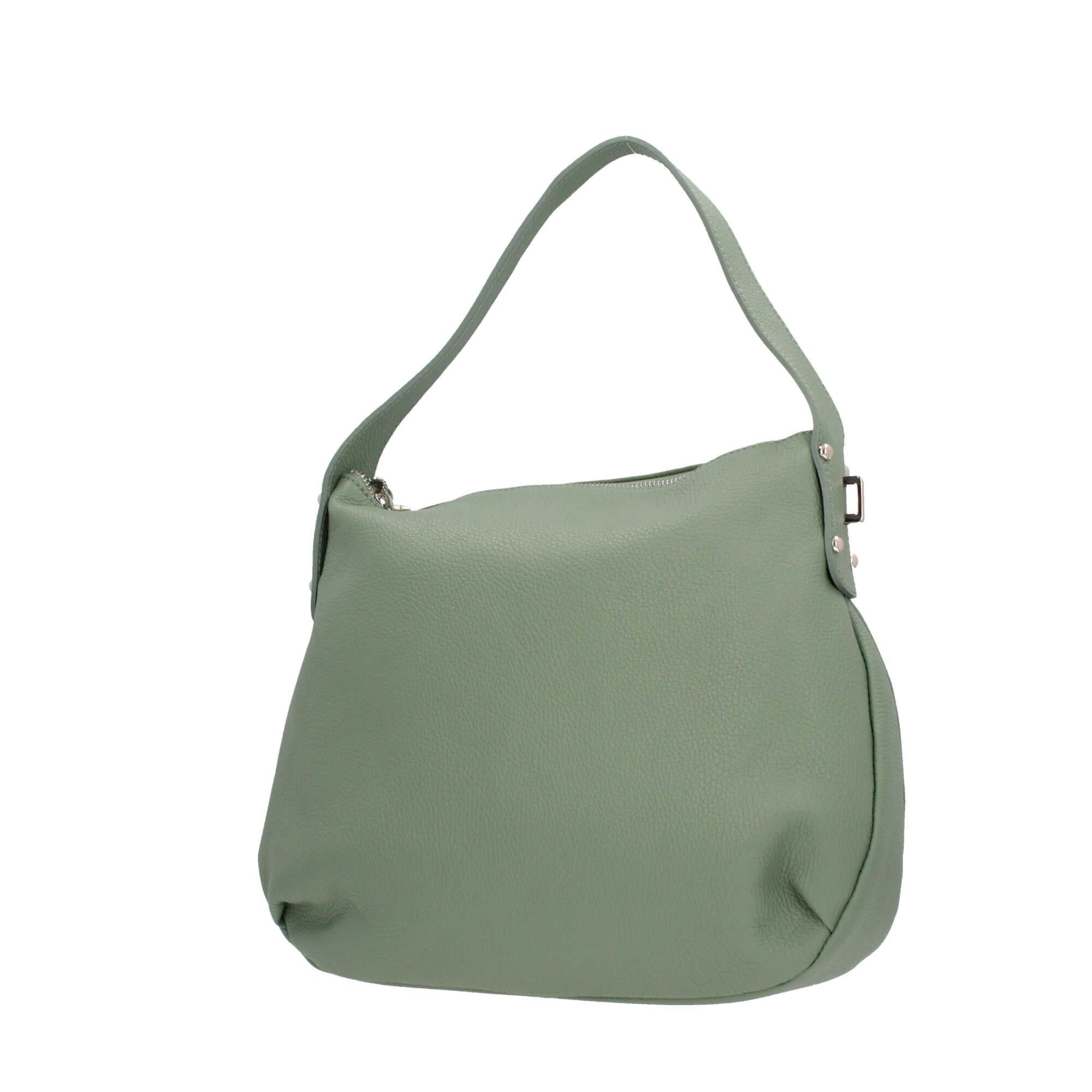 Borsa Shopping in vera pelle Made In Italy