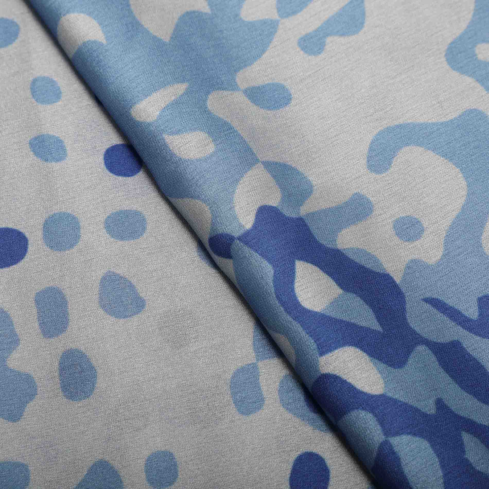 Foulard Mimi Mua animalier Blu TU | Giò Fashion