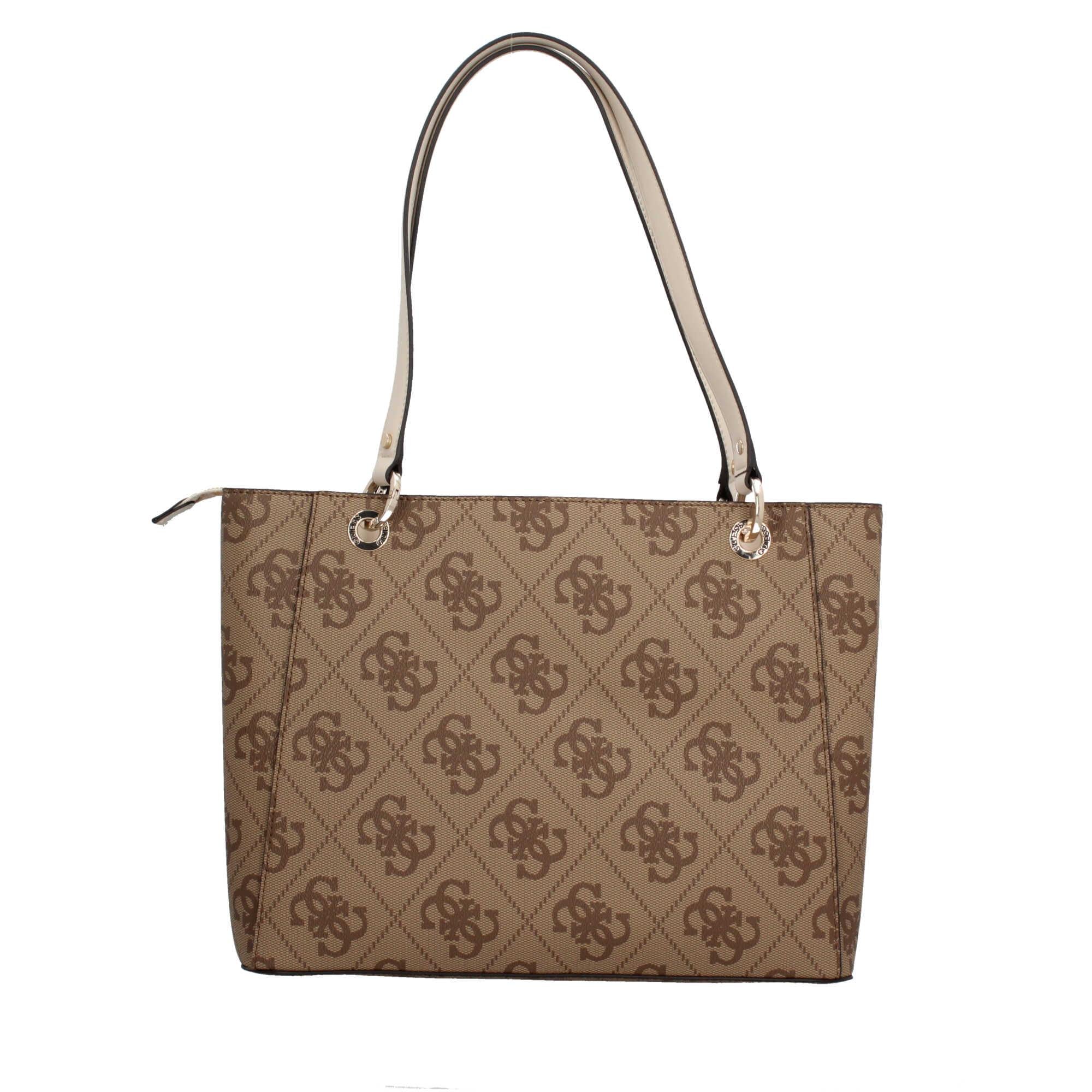Borsa Shopping Guess Stile Iconico con Monogramma All-Over