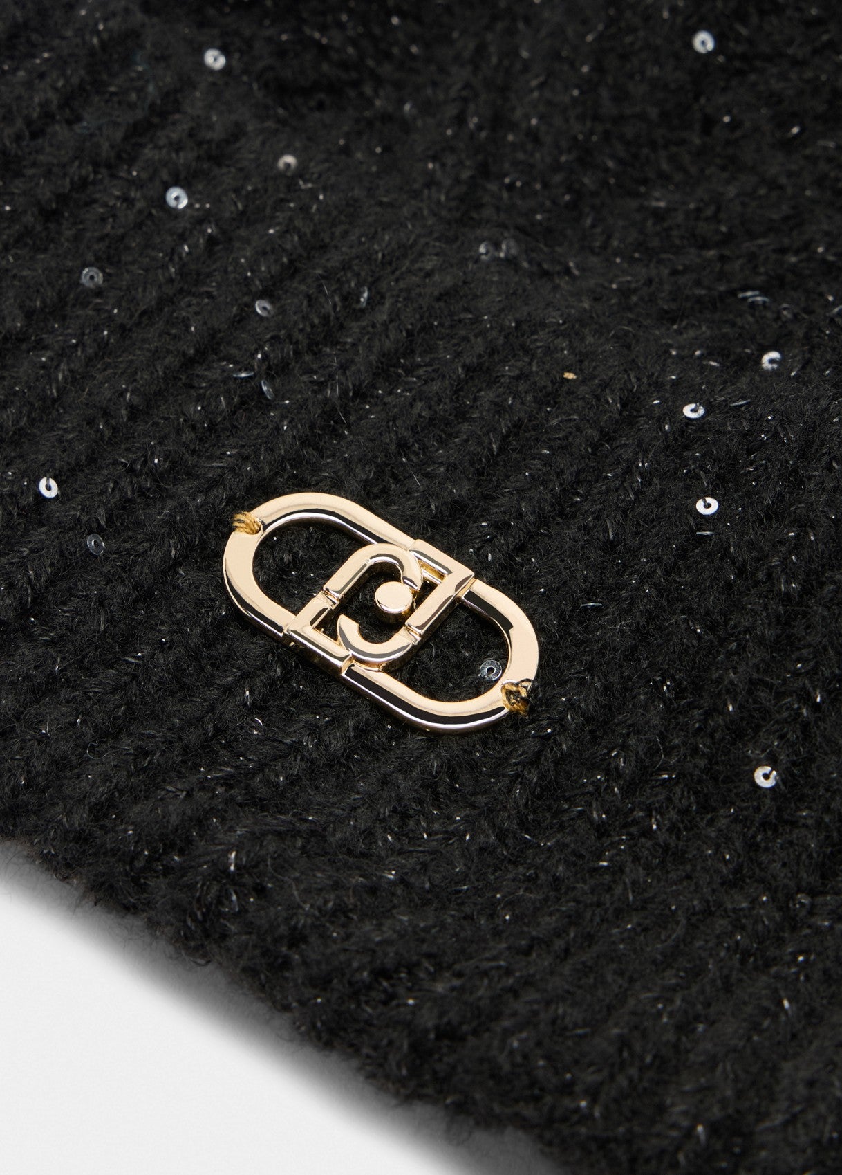 Cappello Liu Jo con pompon e dettagli luminosi