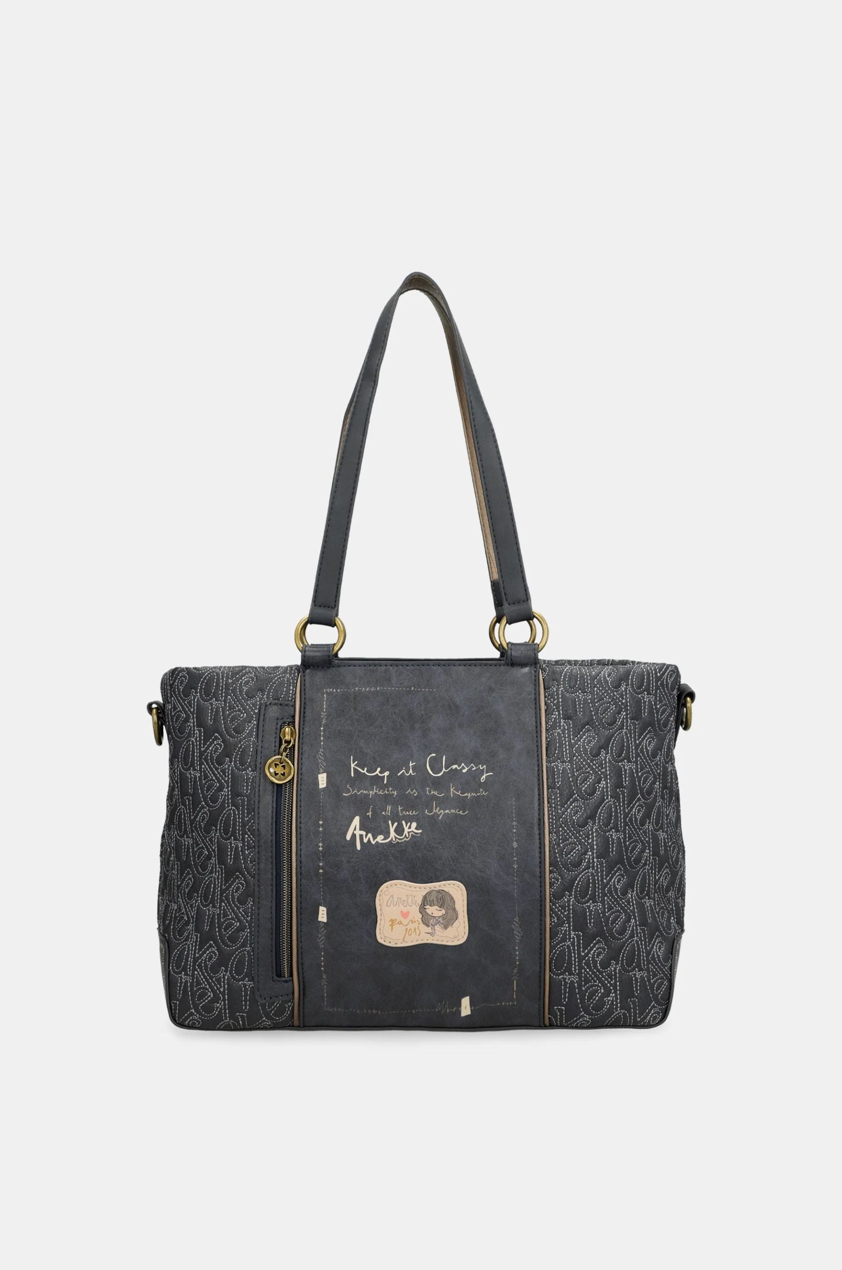 Borsa a spalla Anekke Contemporary con tracolla removibile BLU TU | Giò Fashion