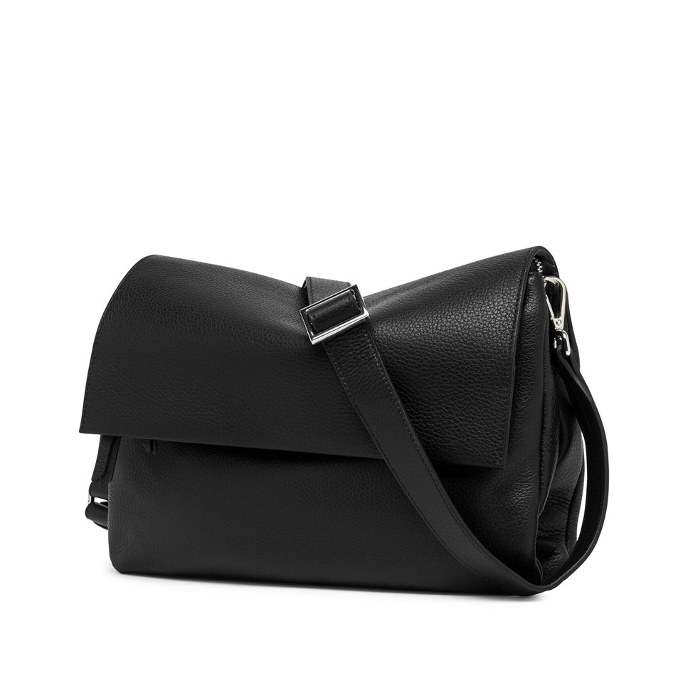 Borsa a Tracolla Gianni Chiarini Three in pelle con patta