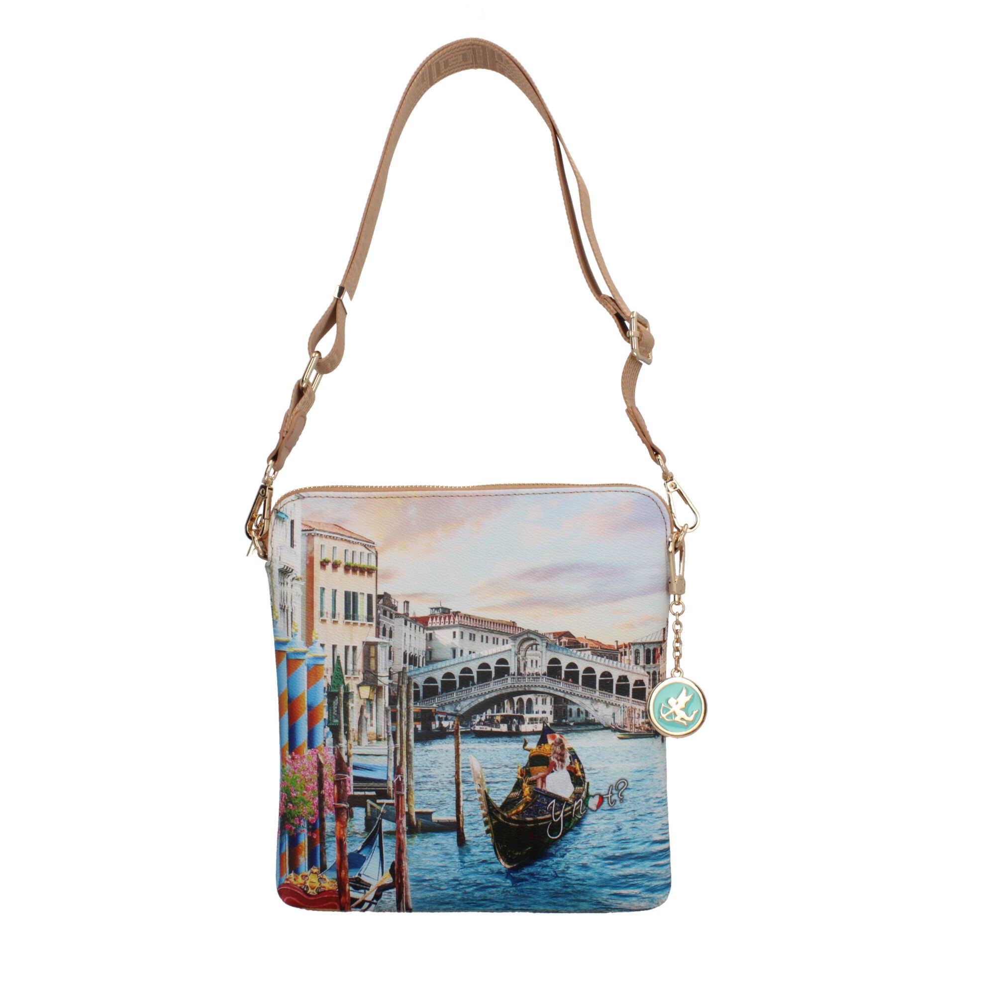 Borsa a tracolla Y not con città