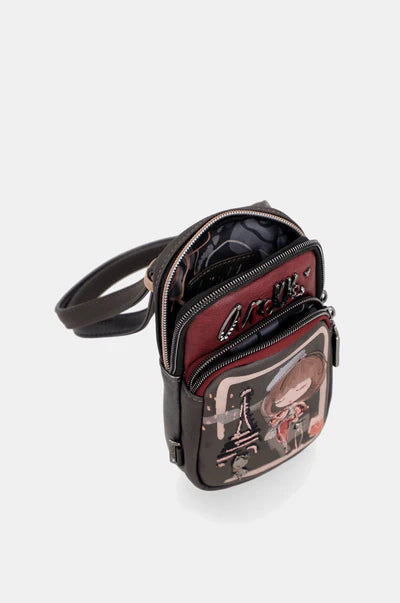 Borsa a tracolla piccola Anekke City Moments con stampa Parigi