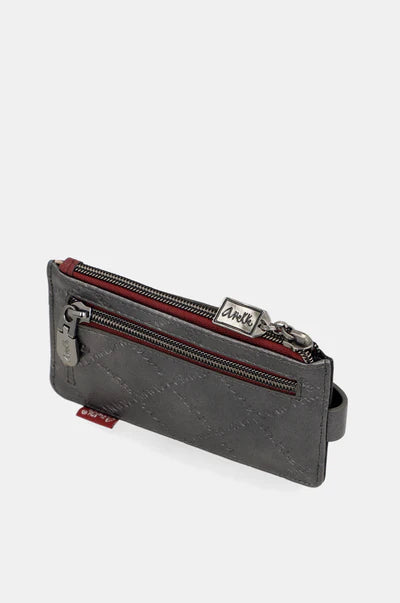 Portafoglio Anekke con stampa artistica e chiusura a bottone