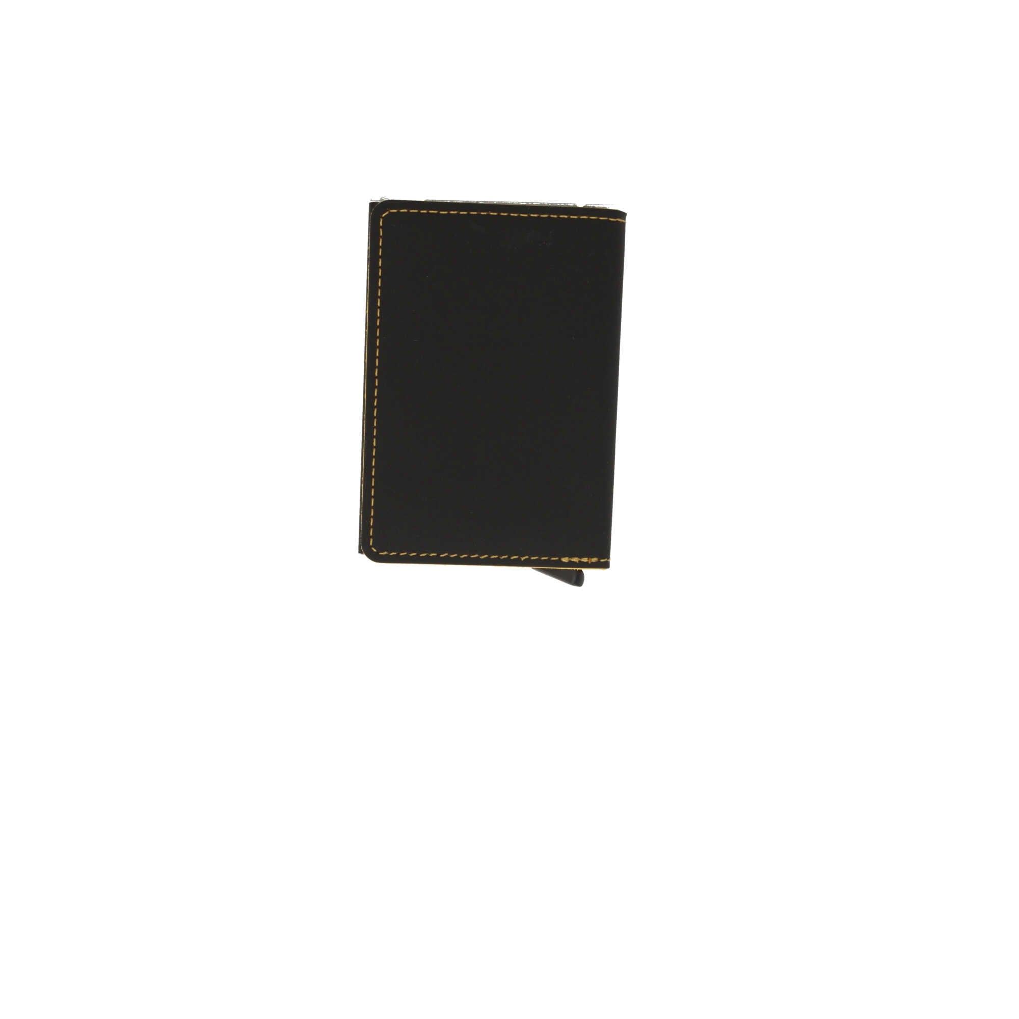 Secrid Miniwallet Elegante con Cuciture a Contrasto e Protezione RFID
