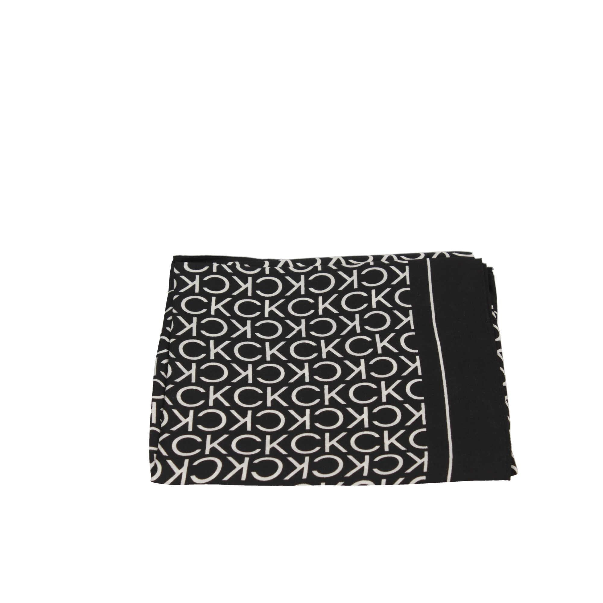 Sciarpa di Seta Calvin Klein con Monogramma