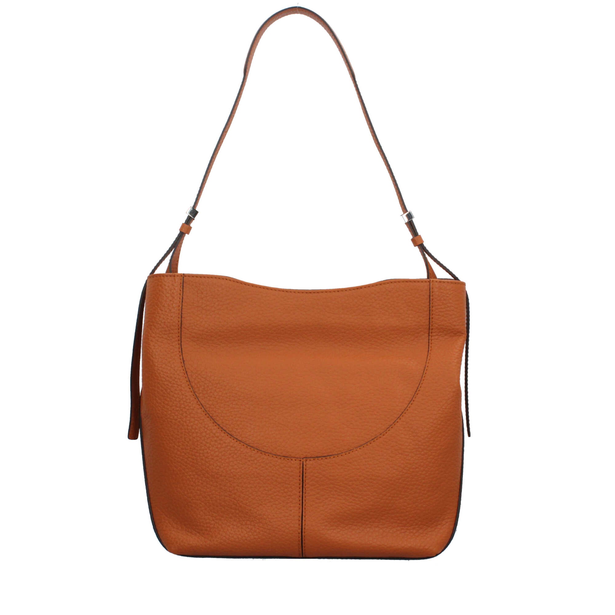 Gianni Chiarini Minerva borsa a spalla in pelle grana maxi con chiusura magnetica