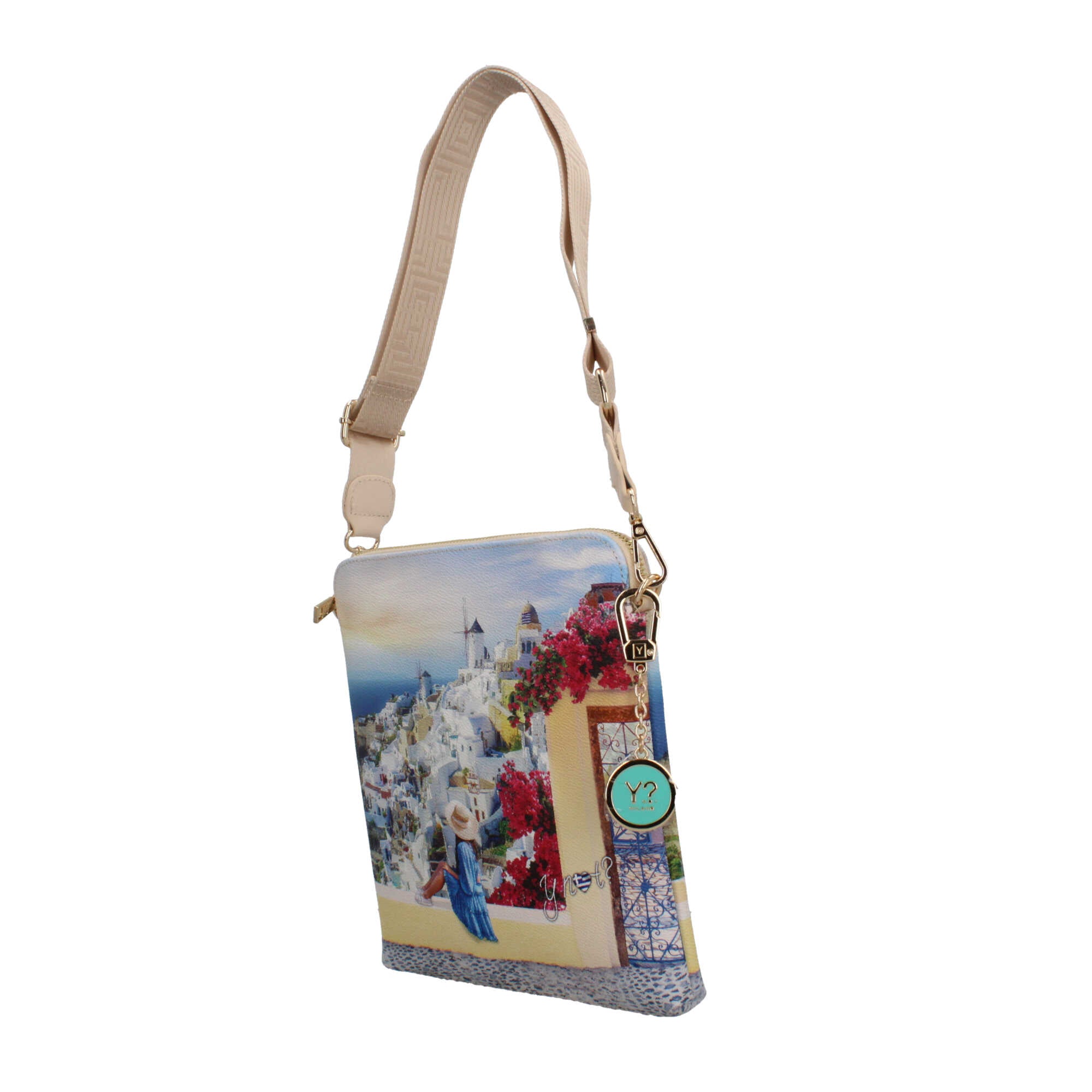 Borsa a tracolla Y not con città