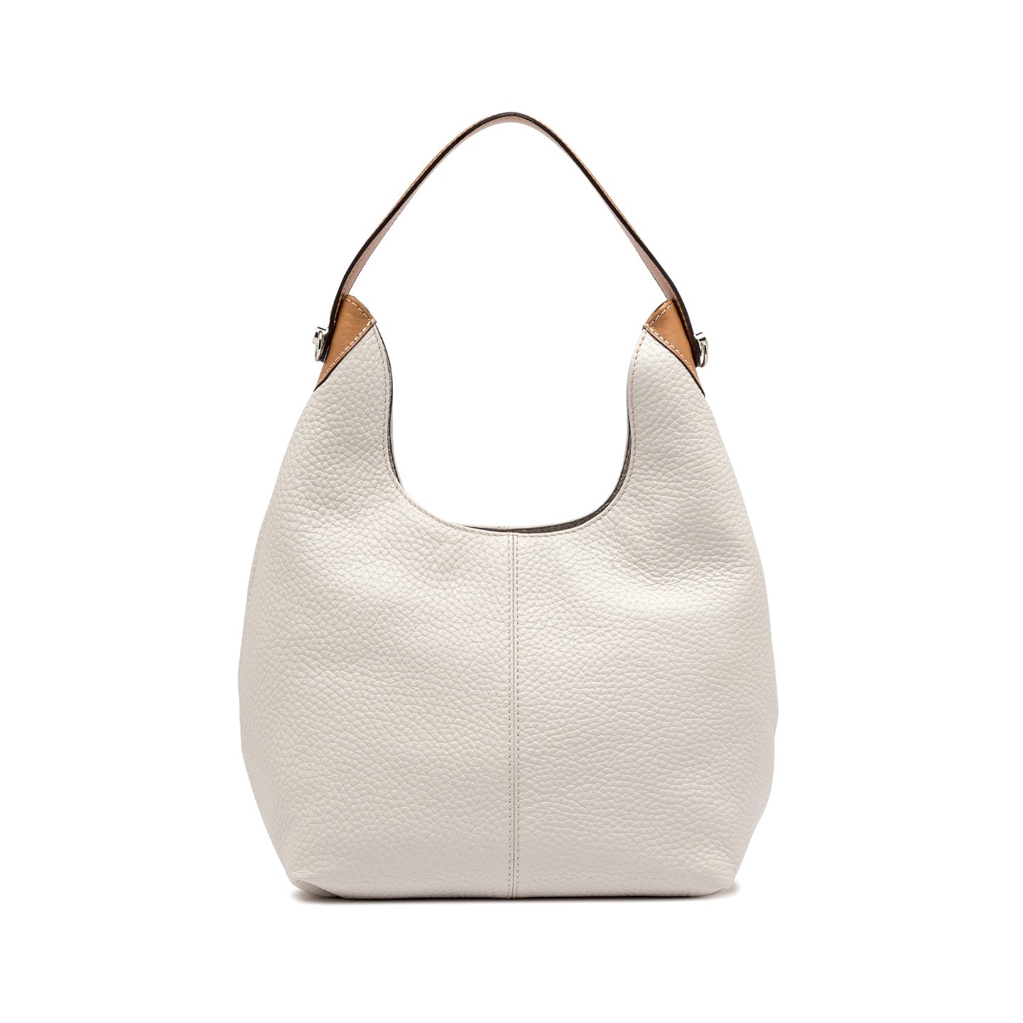 Gianni Chiarini Alessandra borsa maxi in pelle martellata con tracolla in nastro